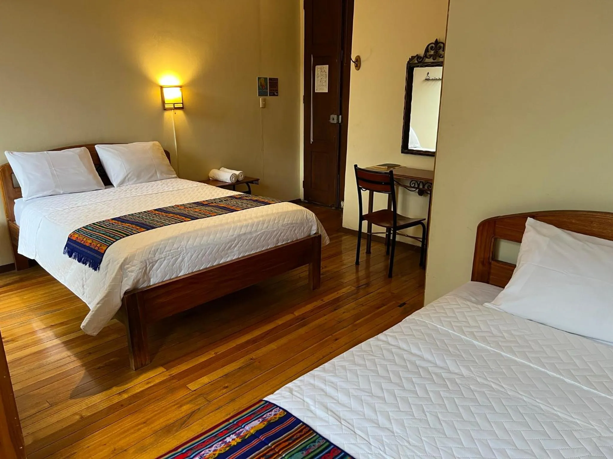 Bed in Mía Leticia B&B