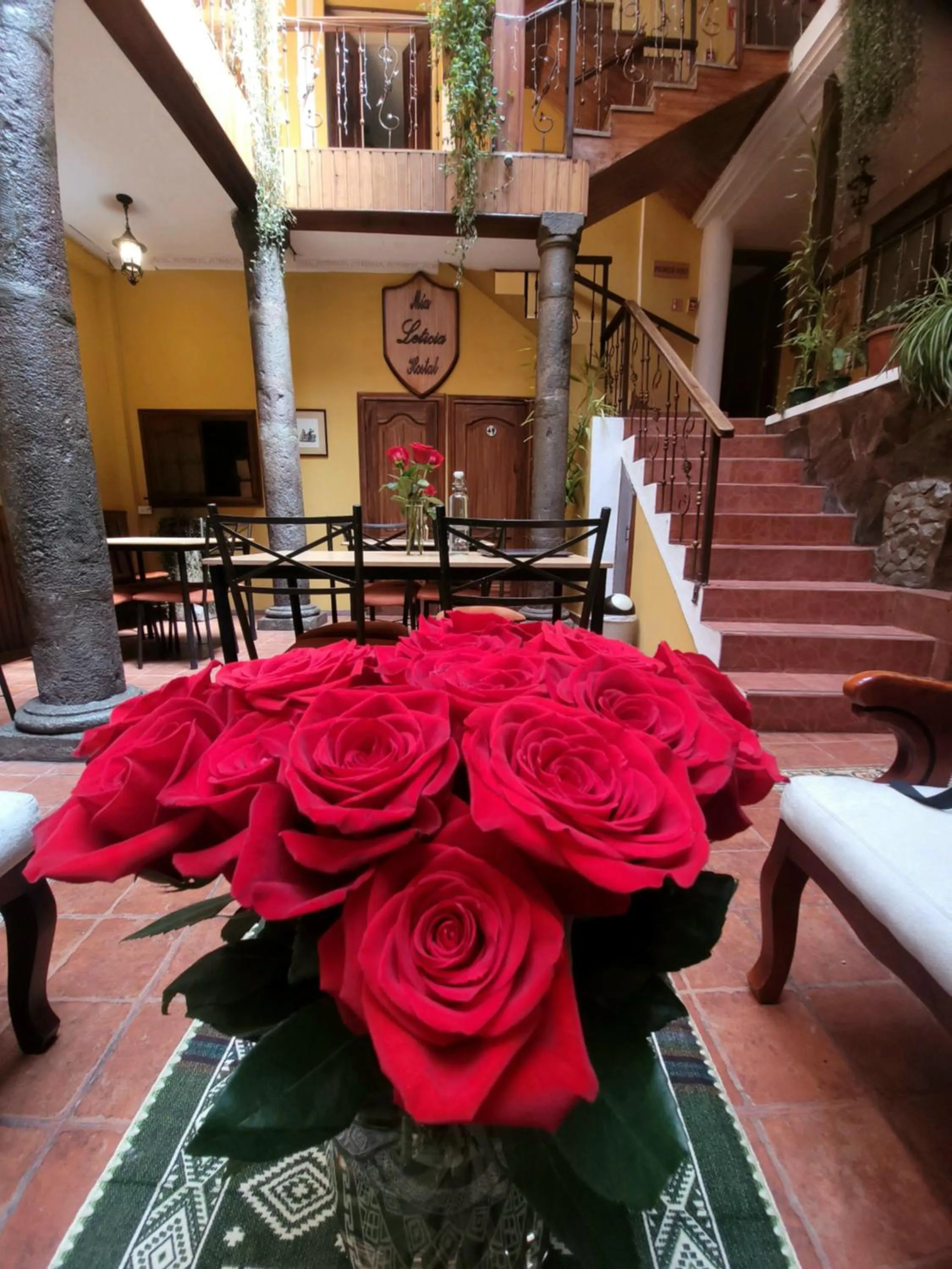 Patio in Mía Leticia B&B