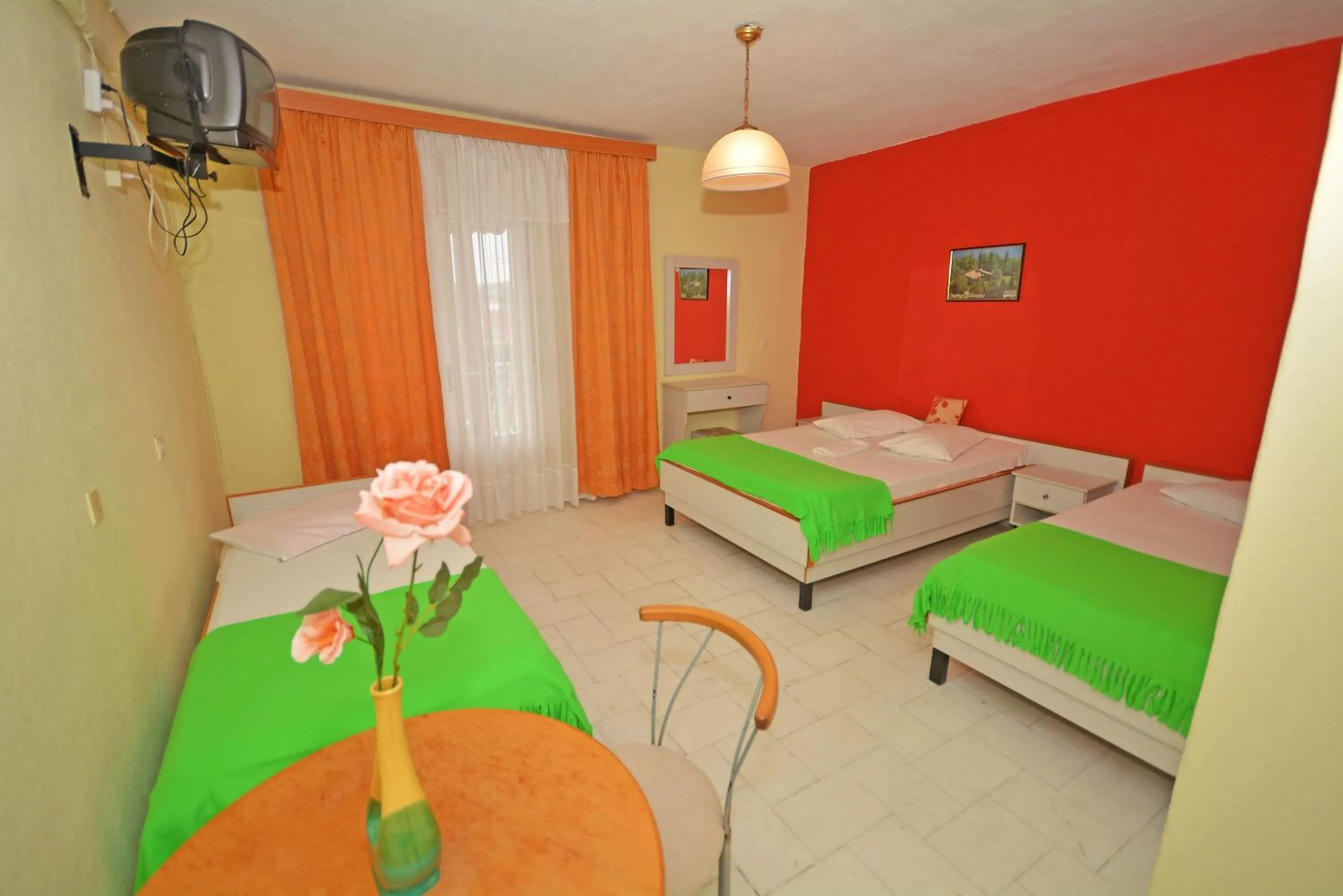 Bed in Hotel Dias Apartment