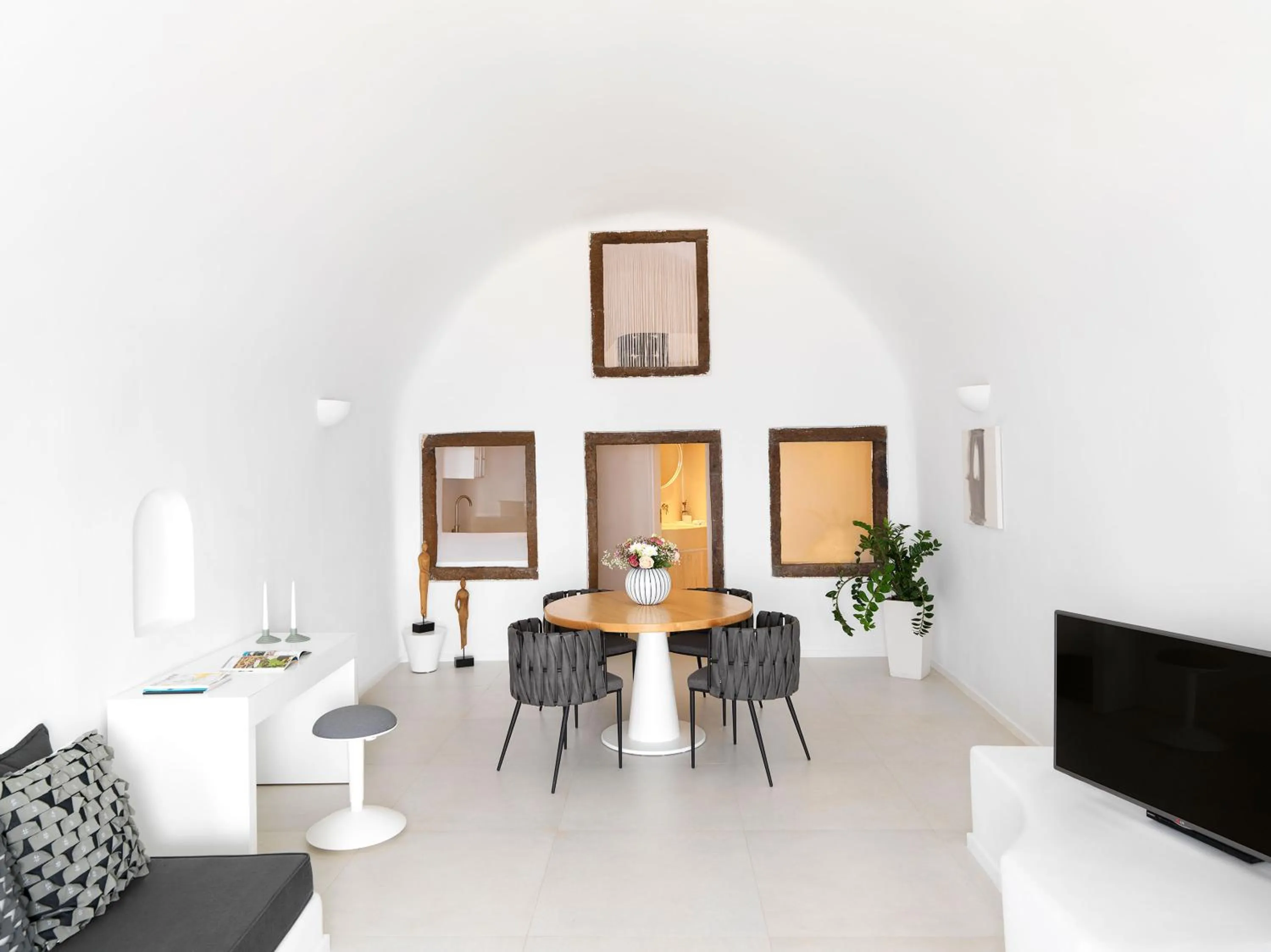 Living room in Astra Suites