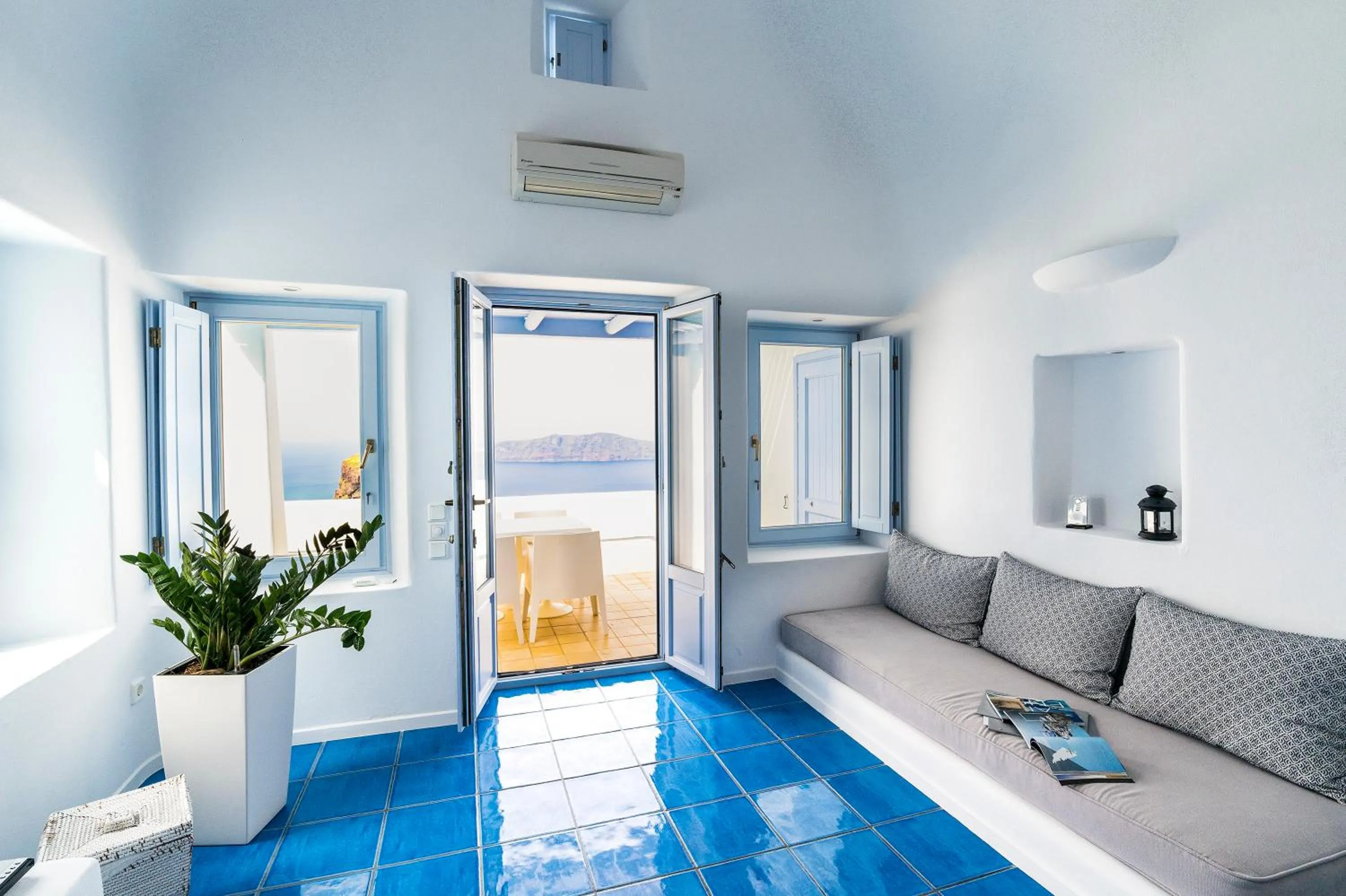 Living room in Astra Suites