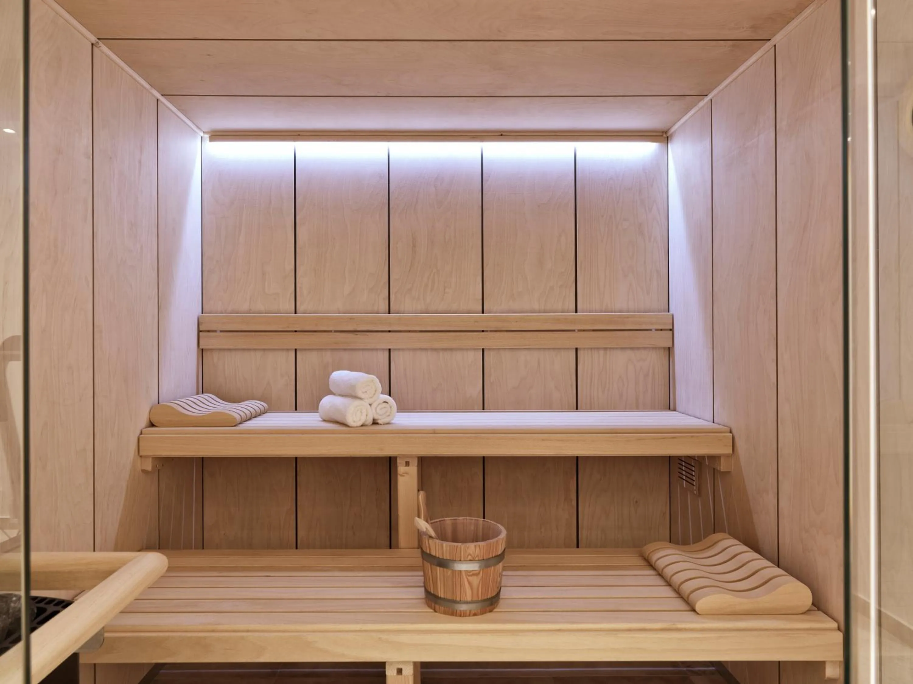 Sauna in Astra Suites