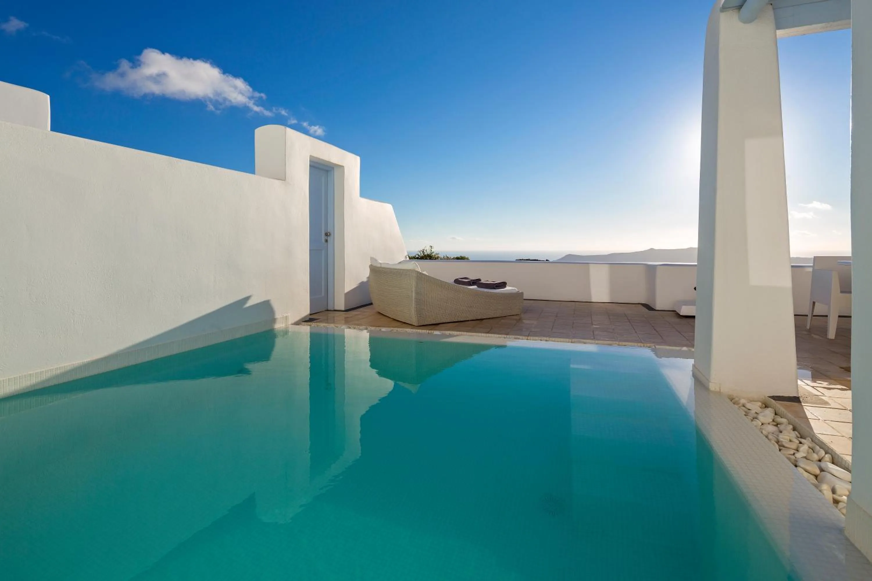 Swimming pool in Astra Suites