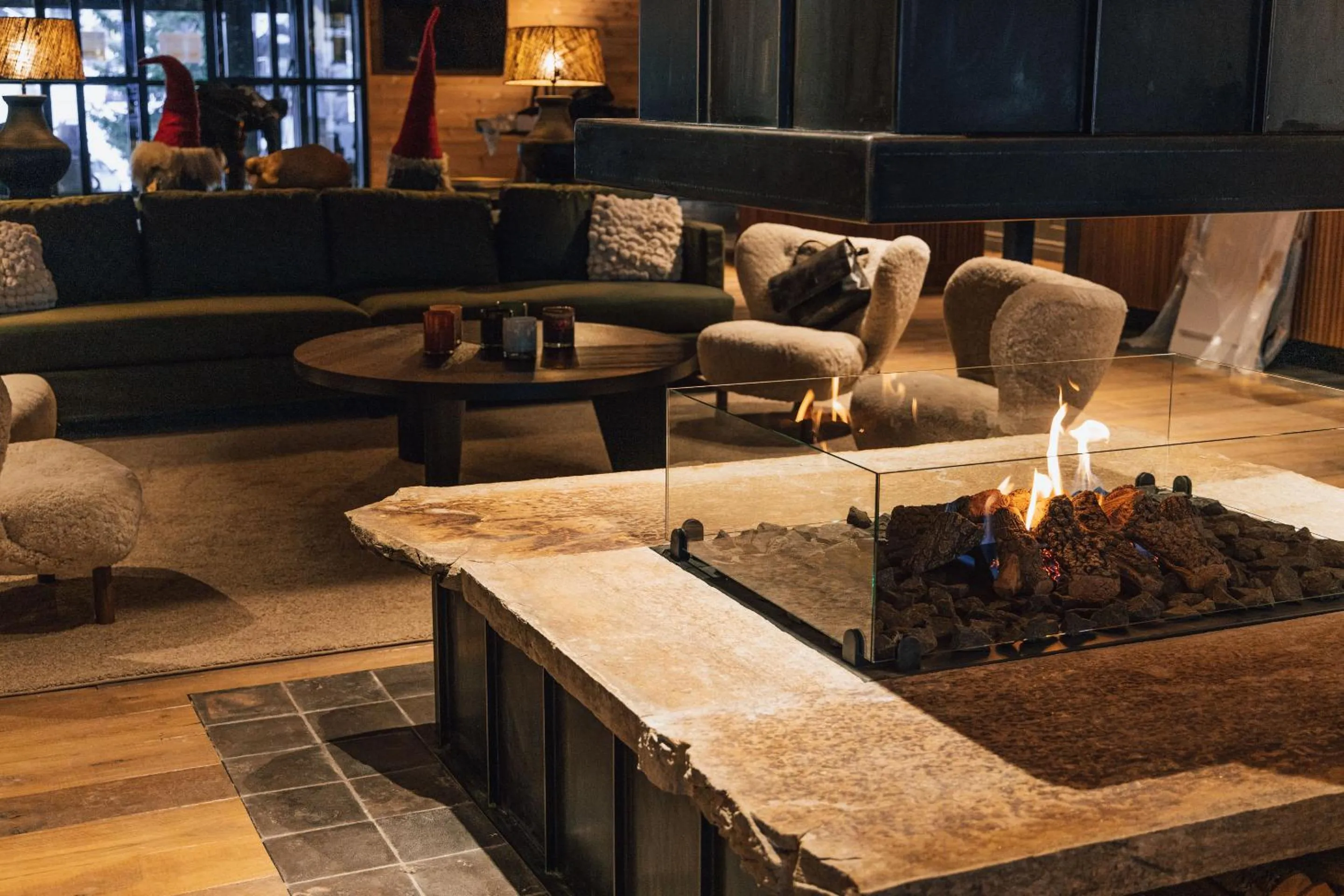 Seating area in Gaustablikk Fjellresort