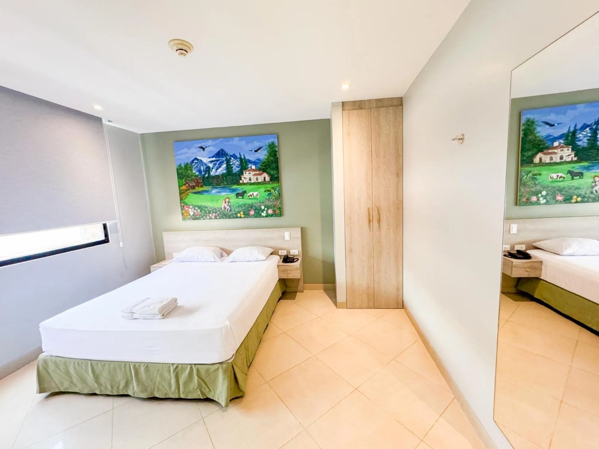 Bed in GH Sander Hotel