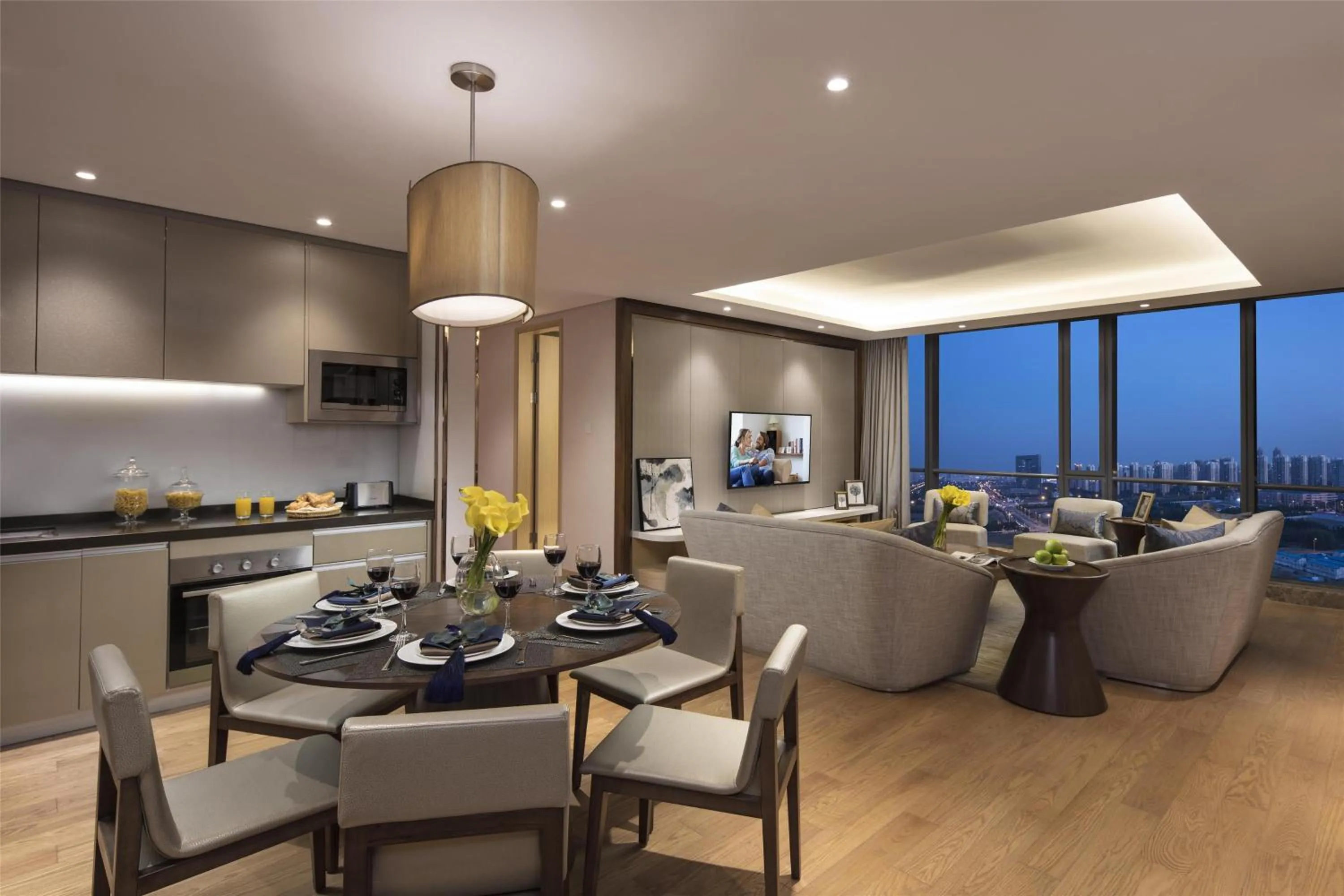 Kitchen or kitchenette in Somerset Baitang Suzhou