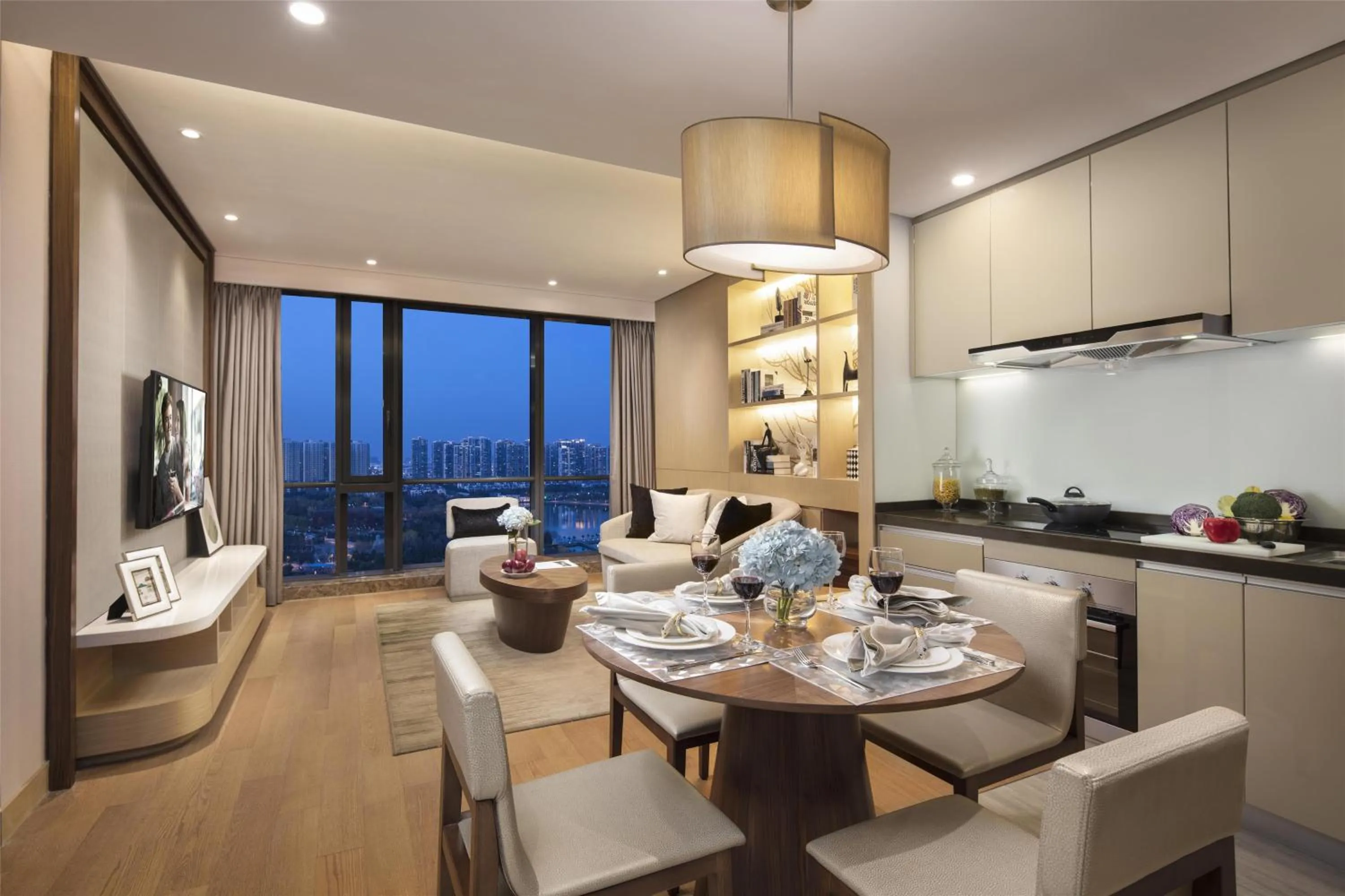 Kitchen or kitchenette in Somerset Baitang Suzhou