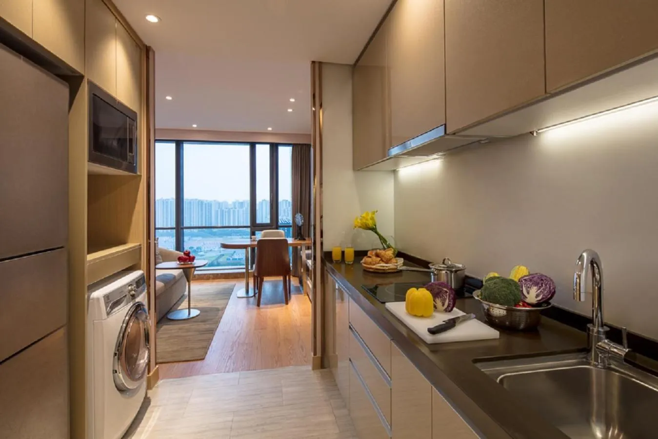 Kitchen or kitchenette in Somerset Baitang Suzhou