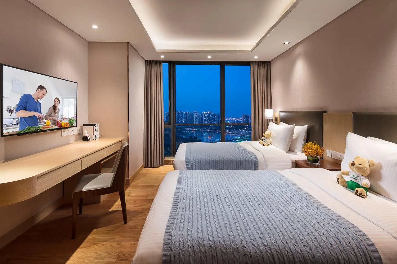 Bedroom, Bed in Somerset Baitang Suzhou