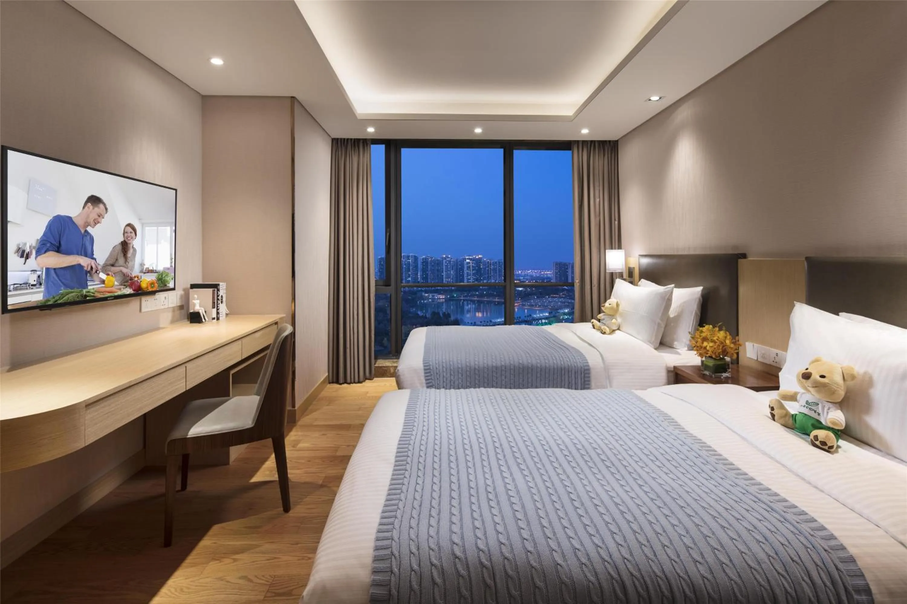 Bedroom, Bed in Somerset Baitang Suzhou