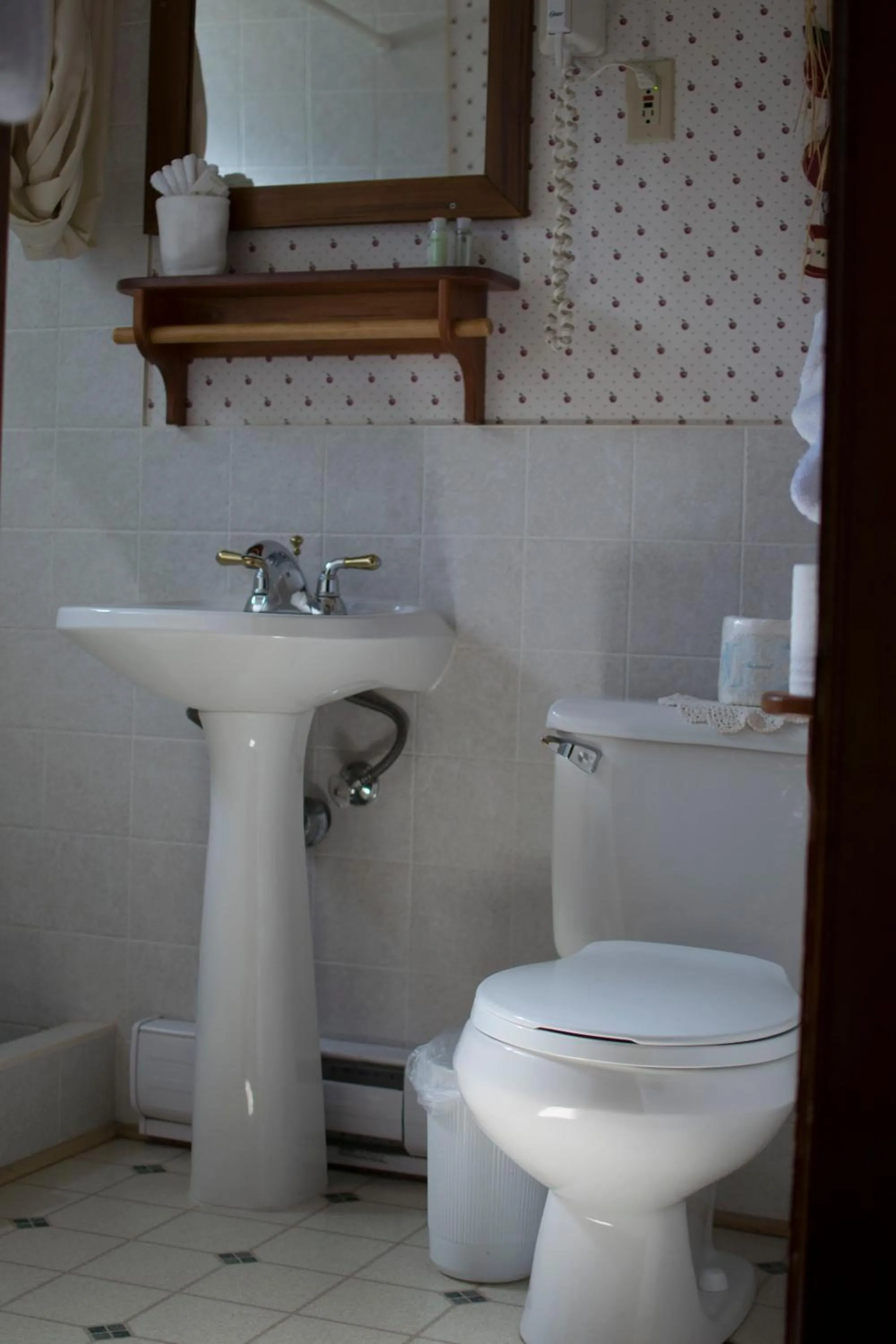 Toilet in Crandell Mountain Lodge