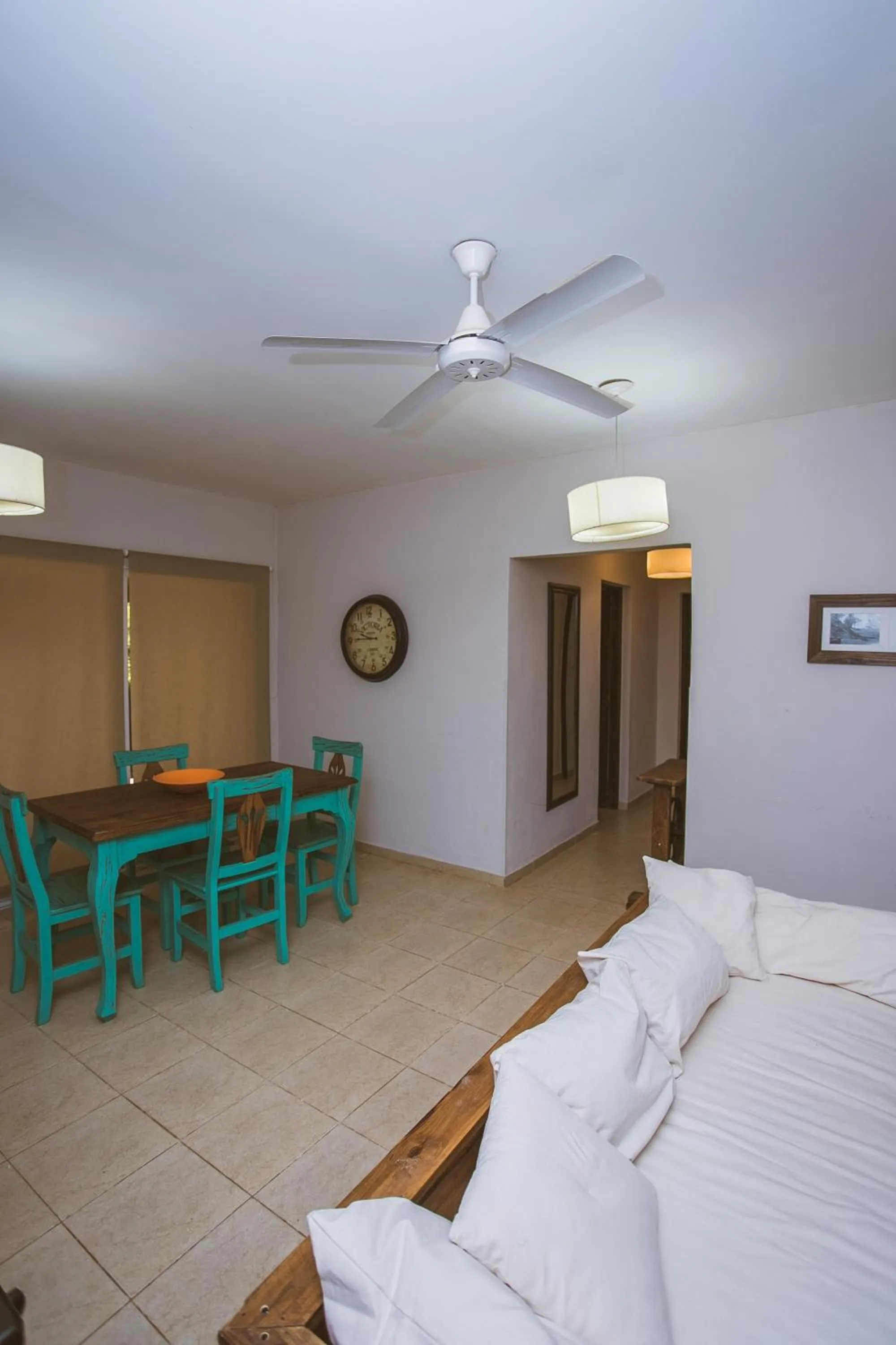 Bed in Río Arriba Suites & Apartments & Restó