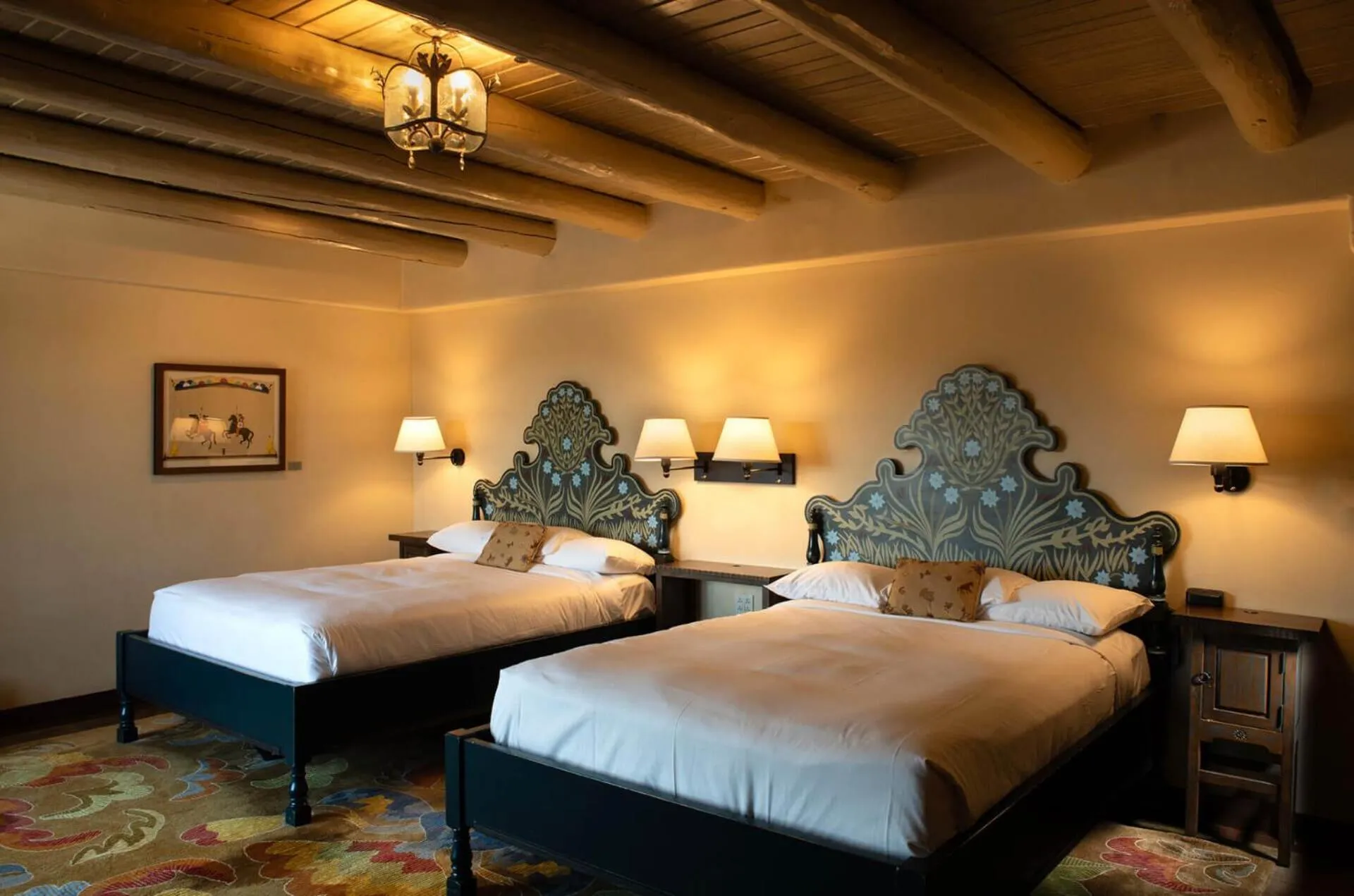 Bed in La Fonda on the Plaza