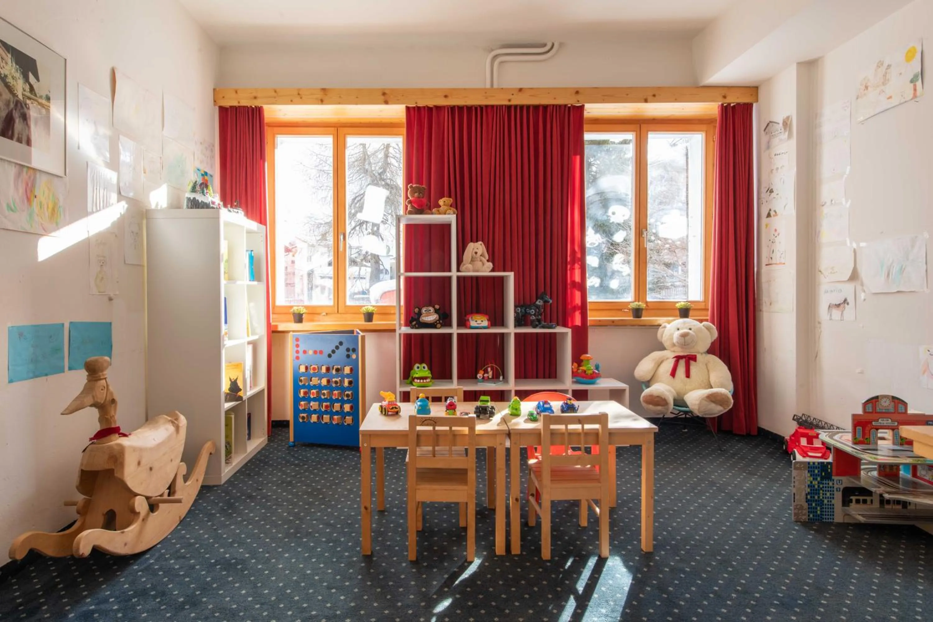 Game Room in Hotel Grischuna