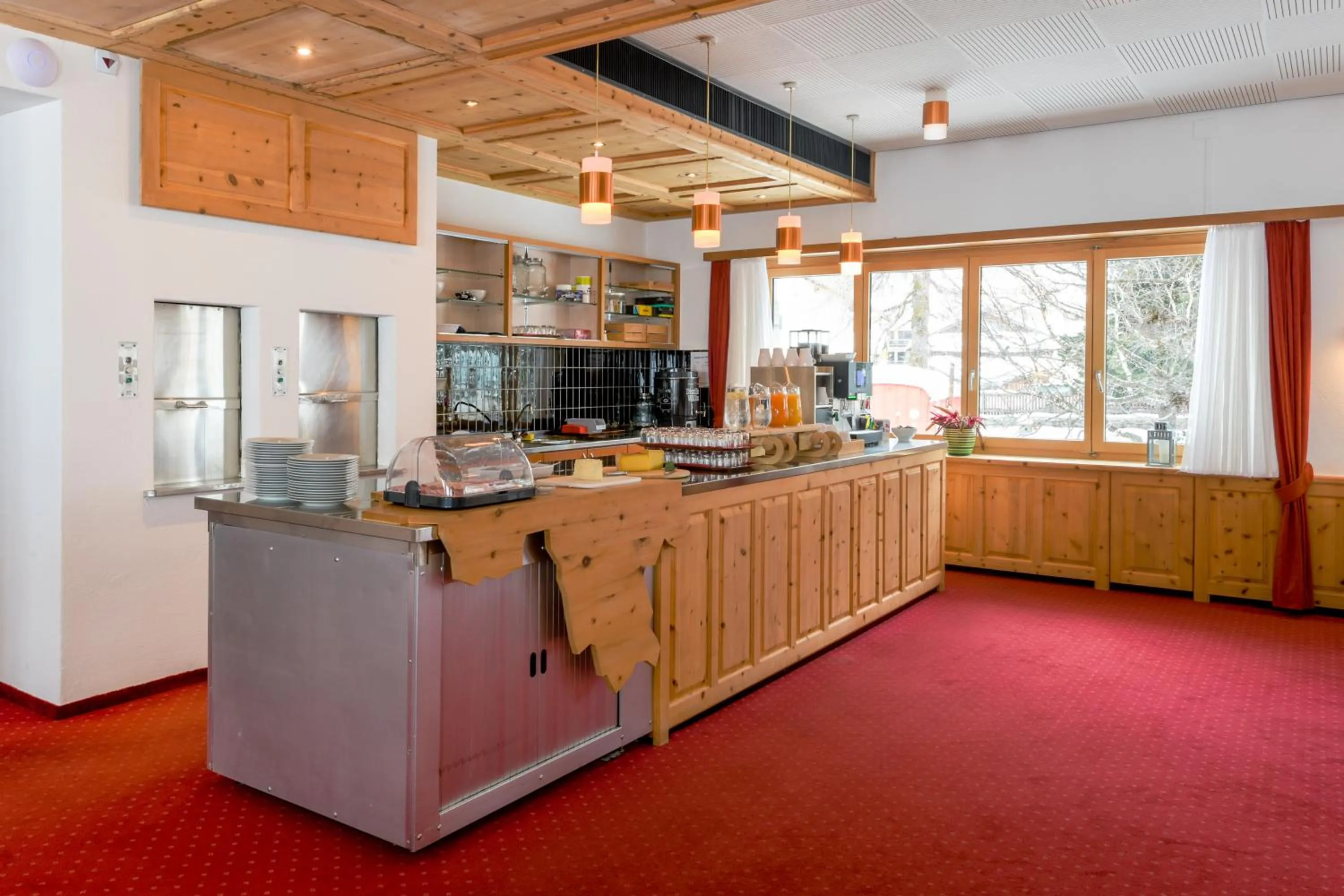 Breakfast in Hotel Grischuna