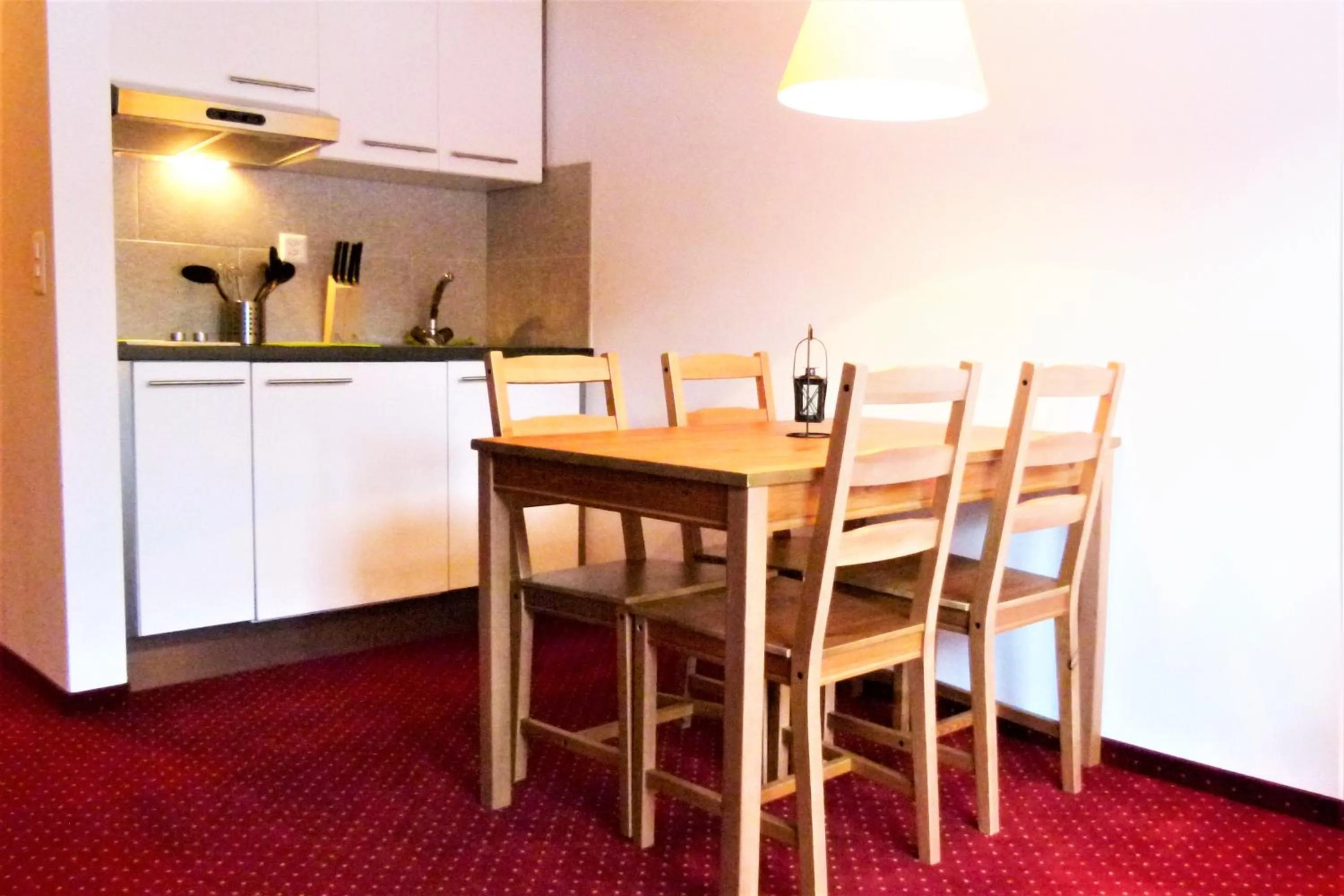 kitchen in Hotel Grischuna