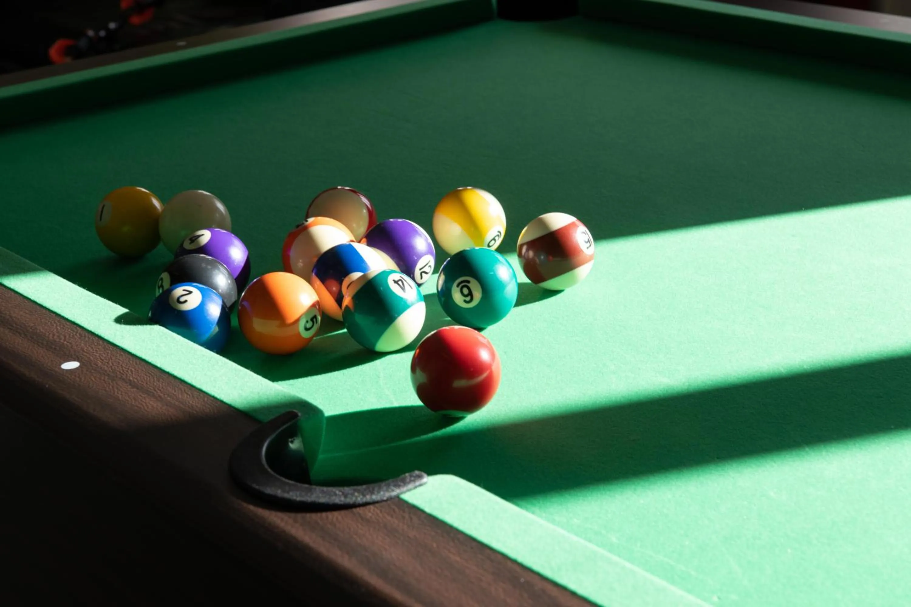 Billiard in Hotel Grischuna