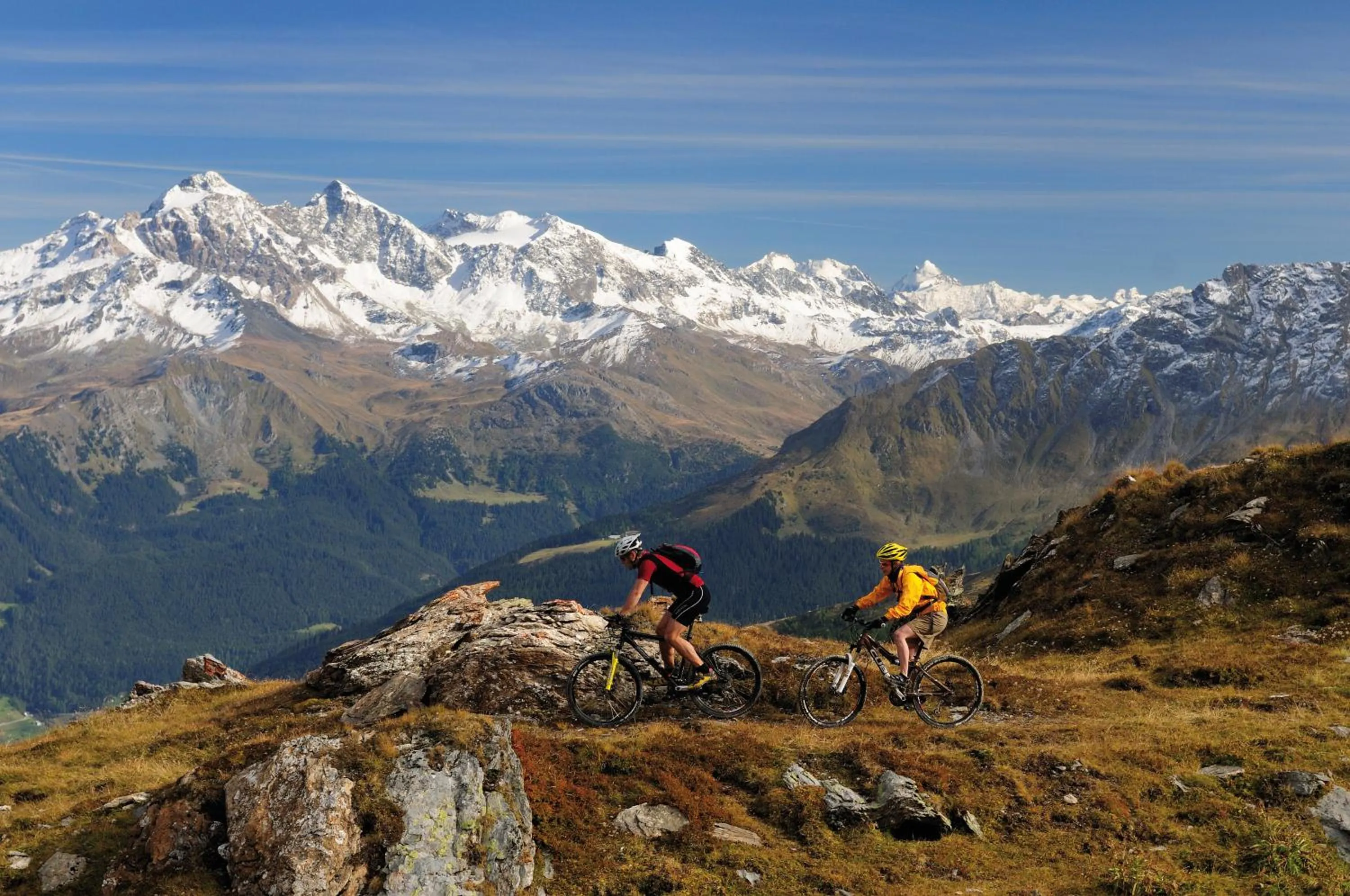 Natural landscape in Hotel Grischuna