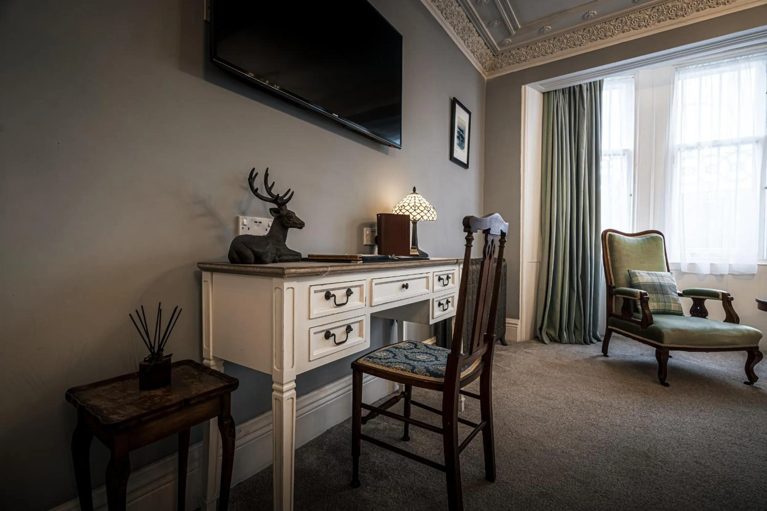 Seating area in The Alamo Guest House