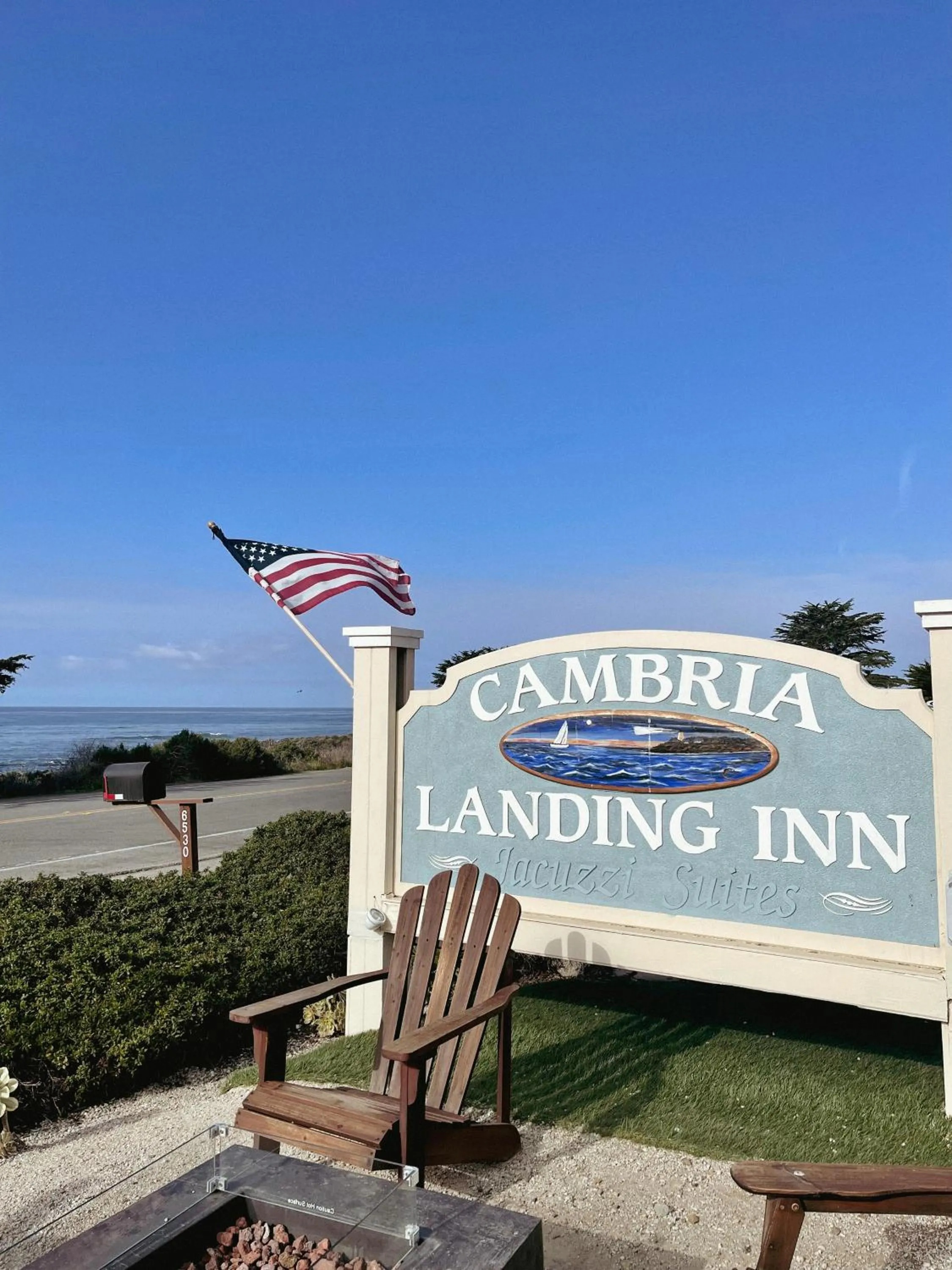 Property logo or sign in Cambria Landing Inn and Suites