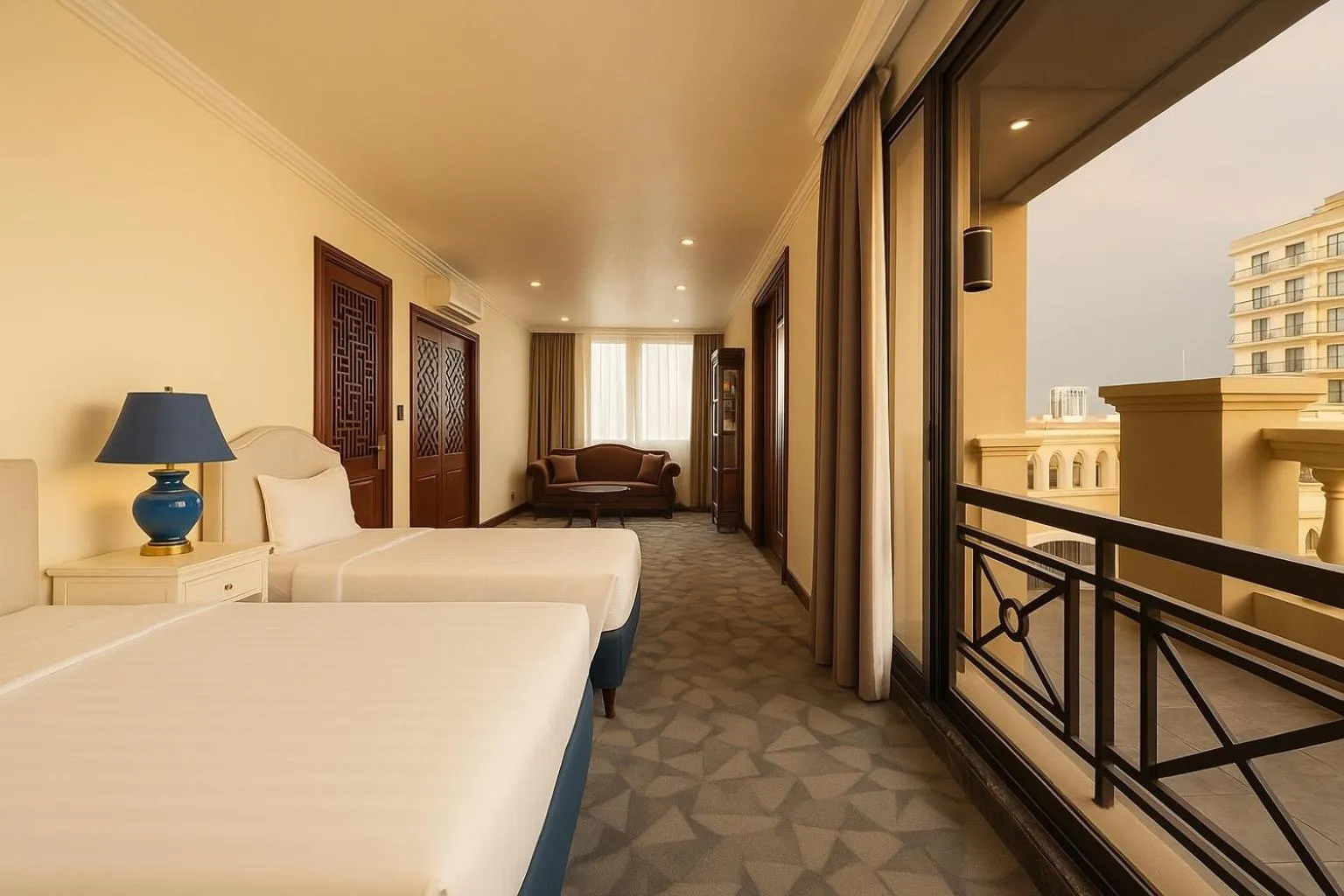 Bed in Sam Royal Apartment