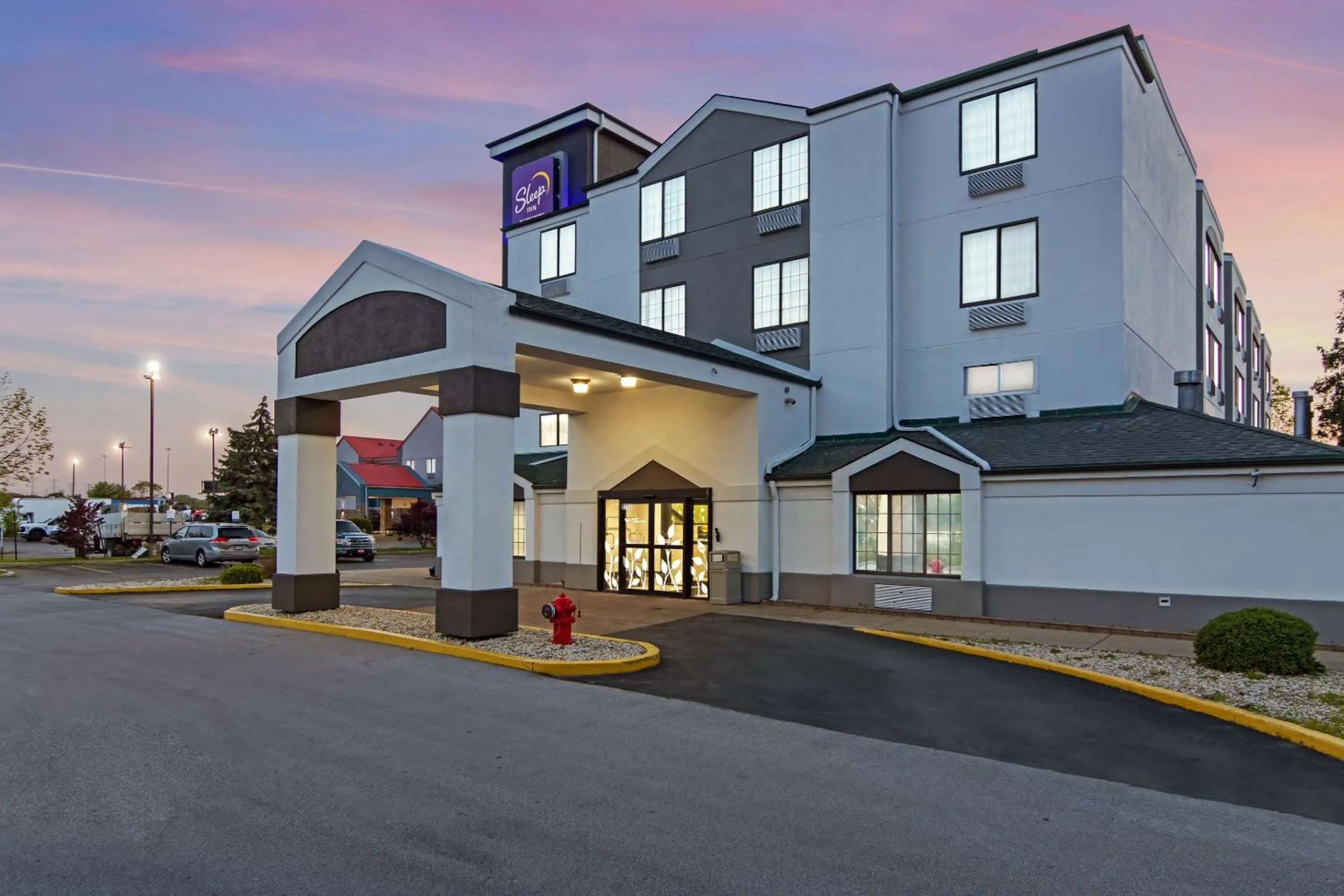Property building in Sleep Inn near I-80 and I-94