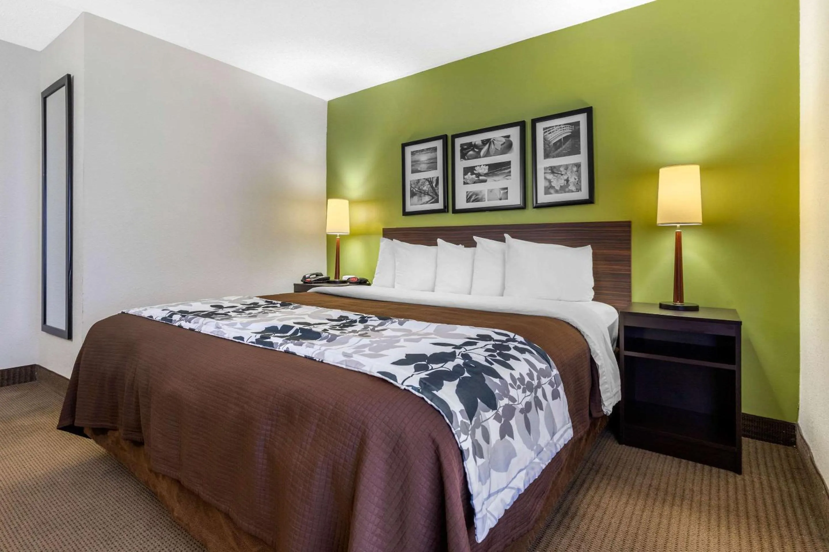 Bedroom, Bed in Sleep Inn near I-80 and I-94