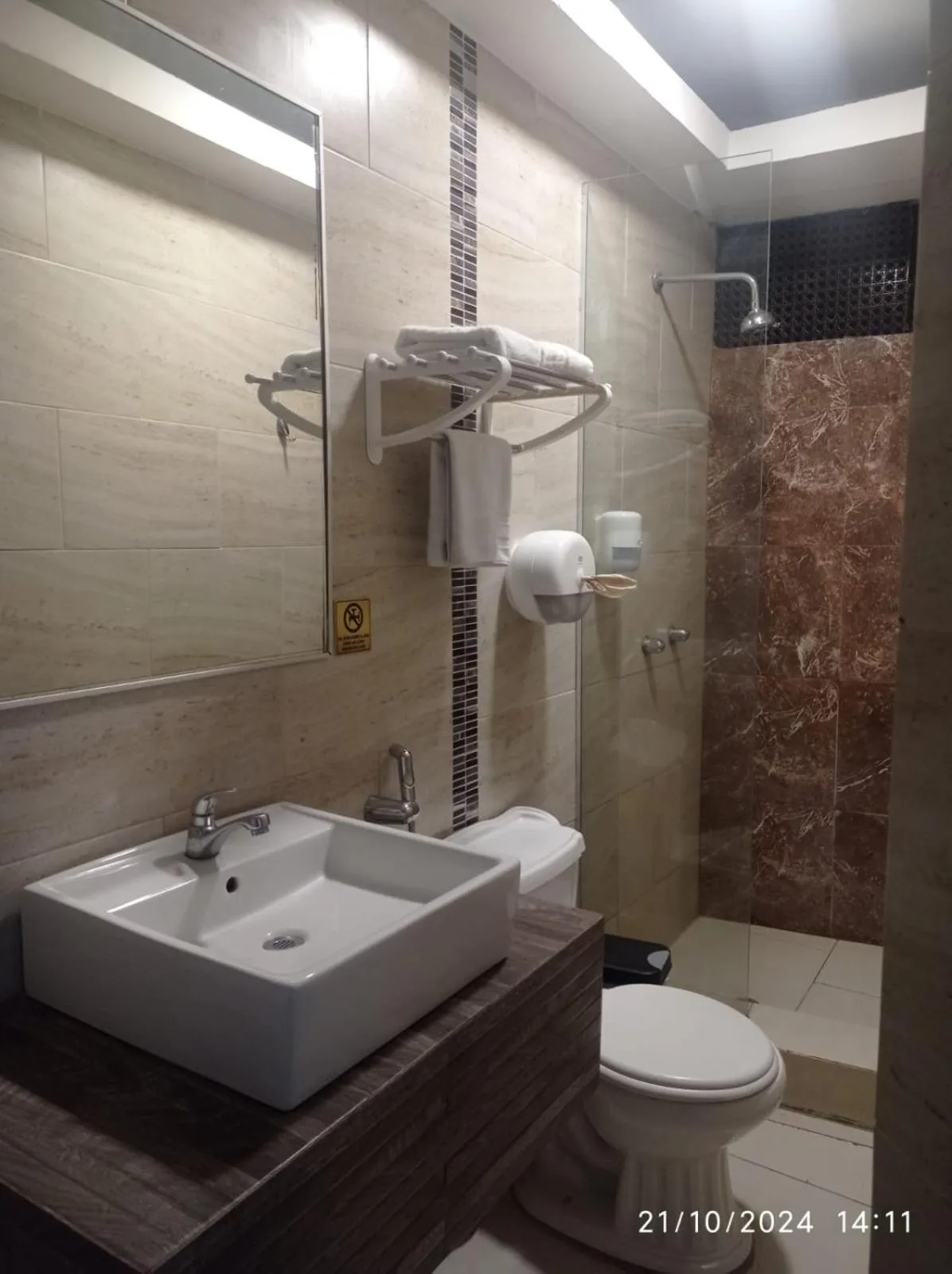 Bathroom in Hotel Presidente Internacional