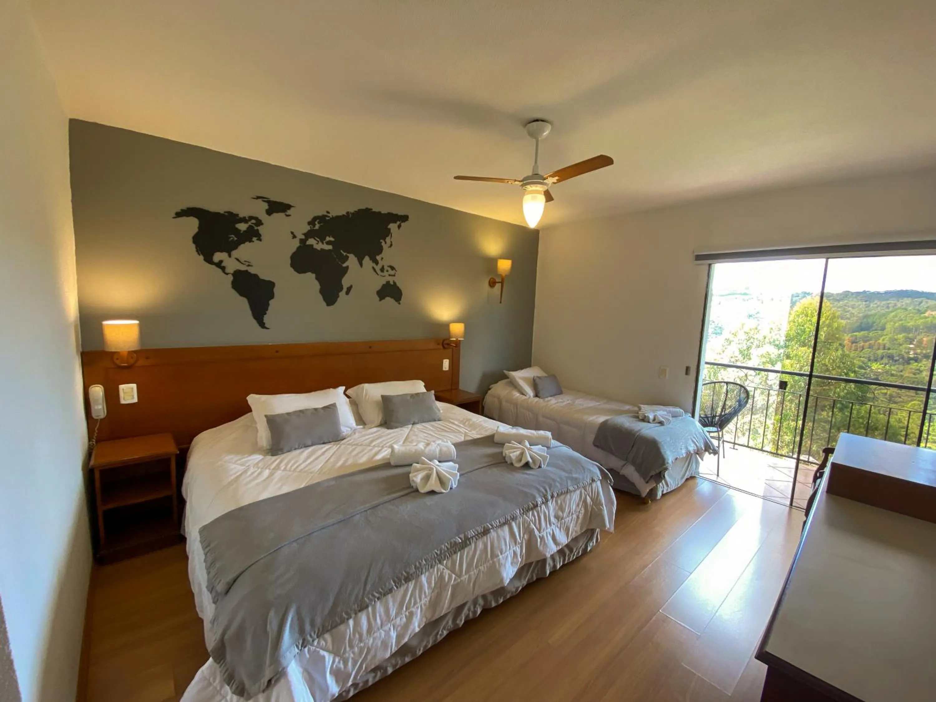 Bedroom, Bed in Pousada Constellation Lodge