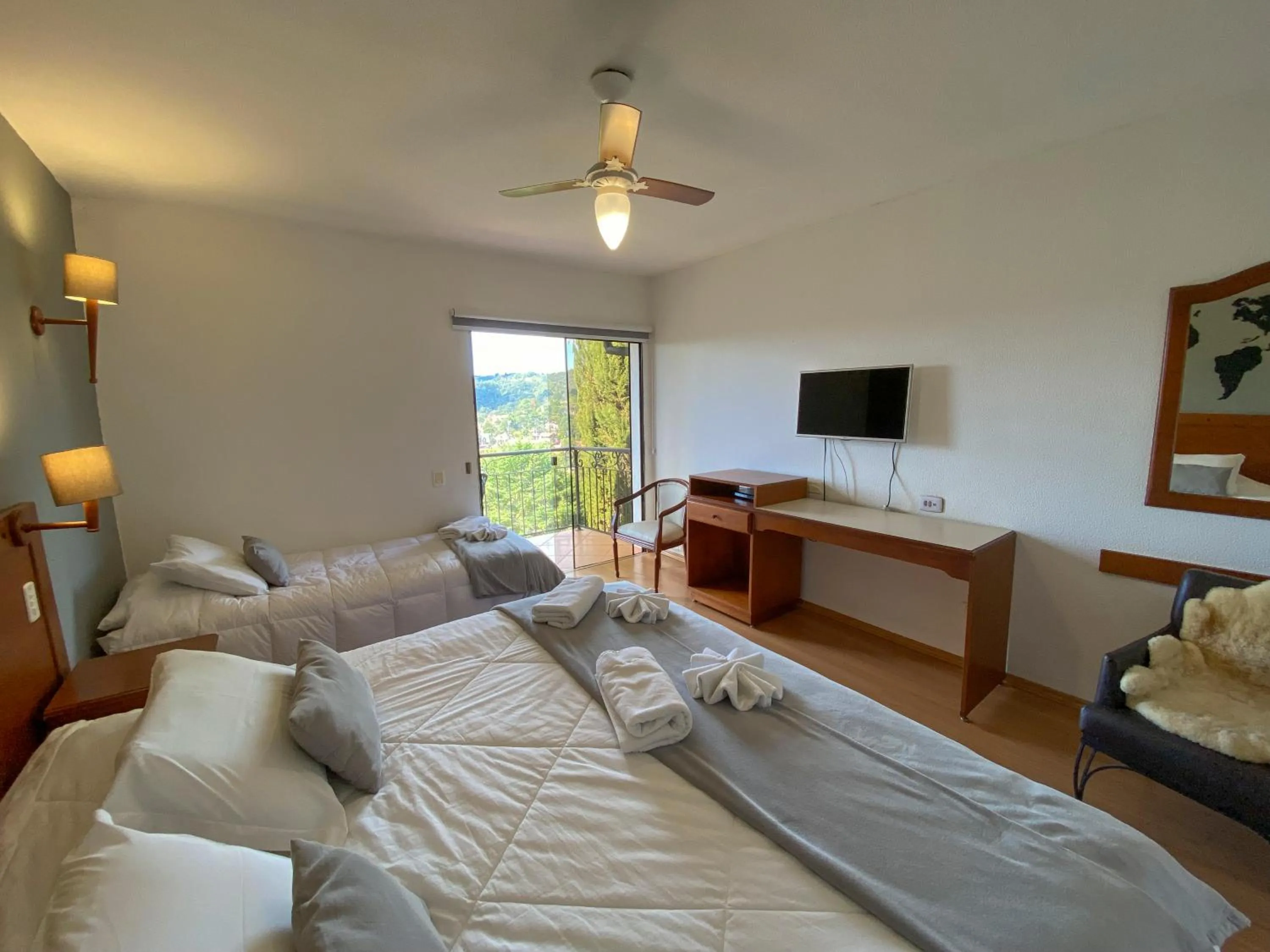 Bedroom, Bed in Pousada Constellation Lodge