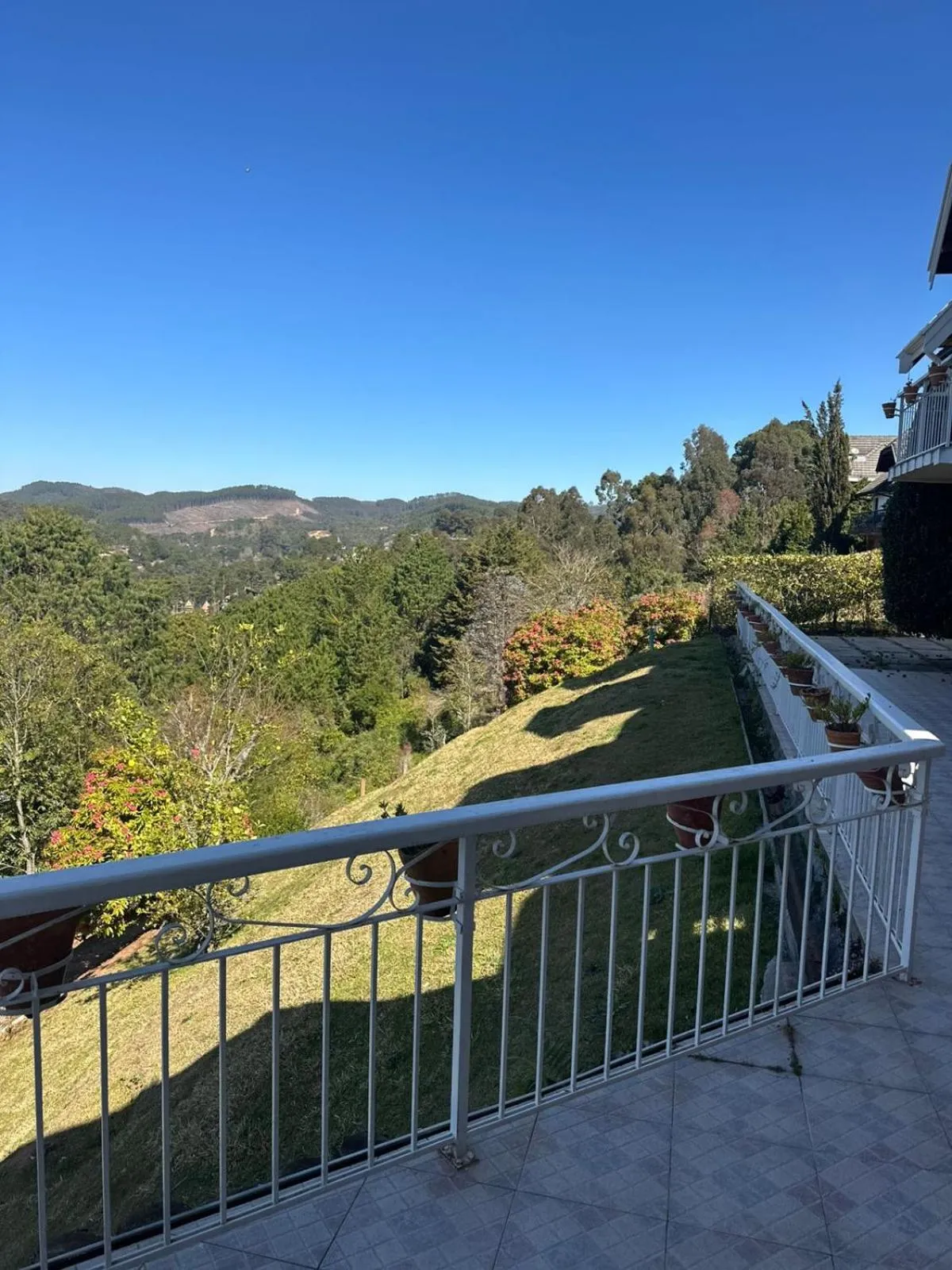 Garden view in Pousada Constellation Lodge