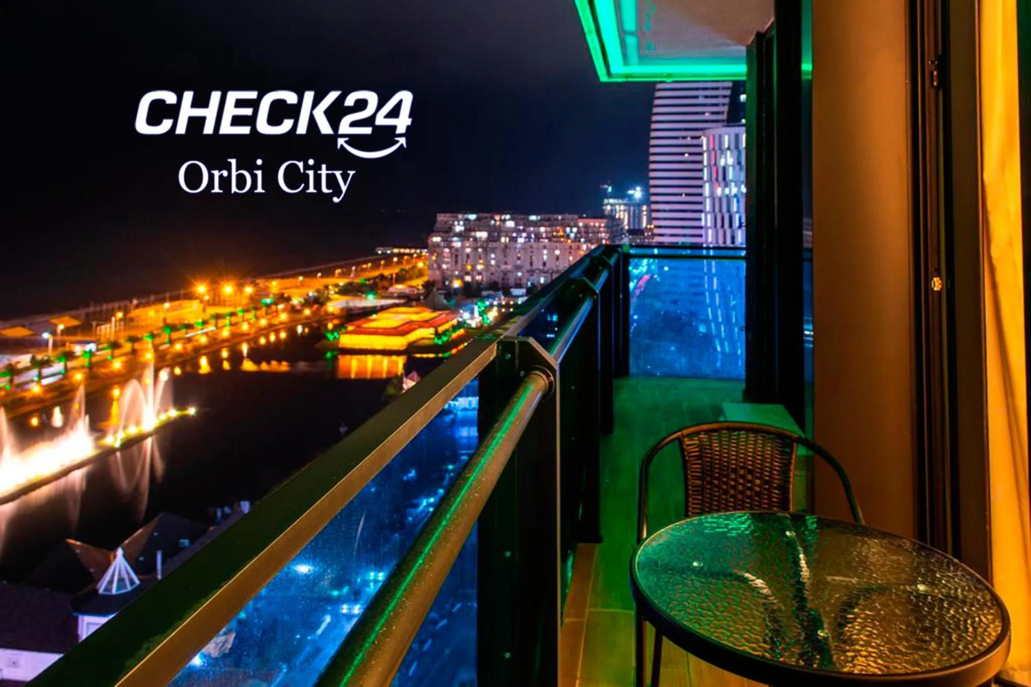 Night in CHECK 24 orbi city