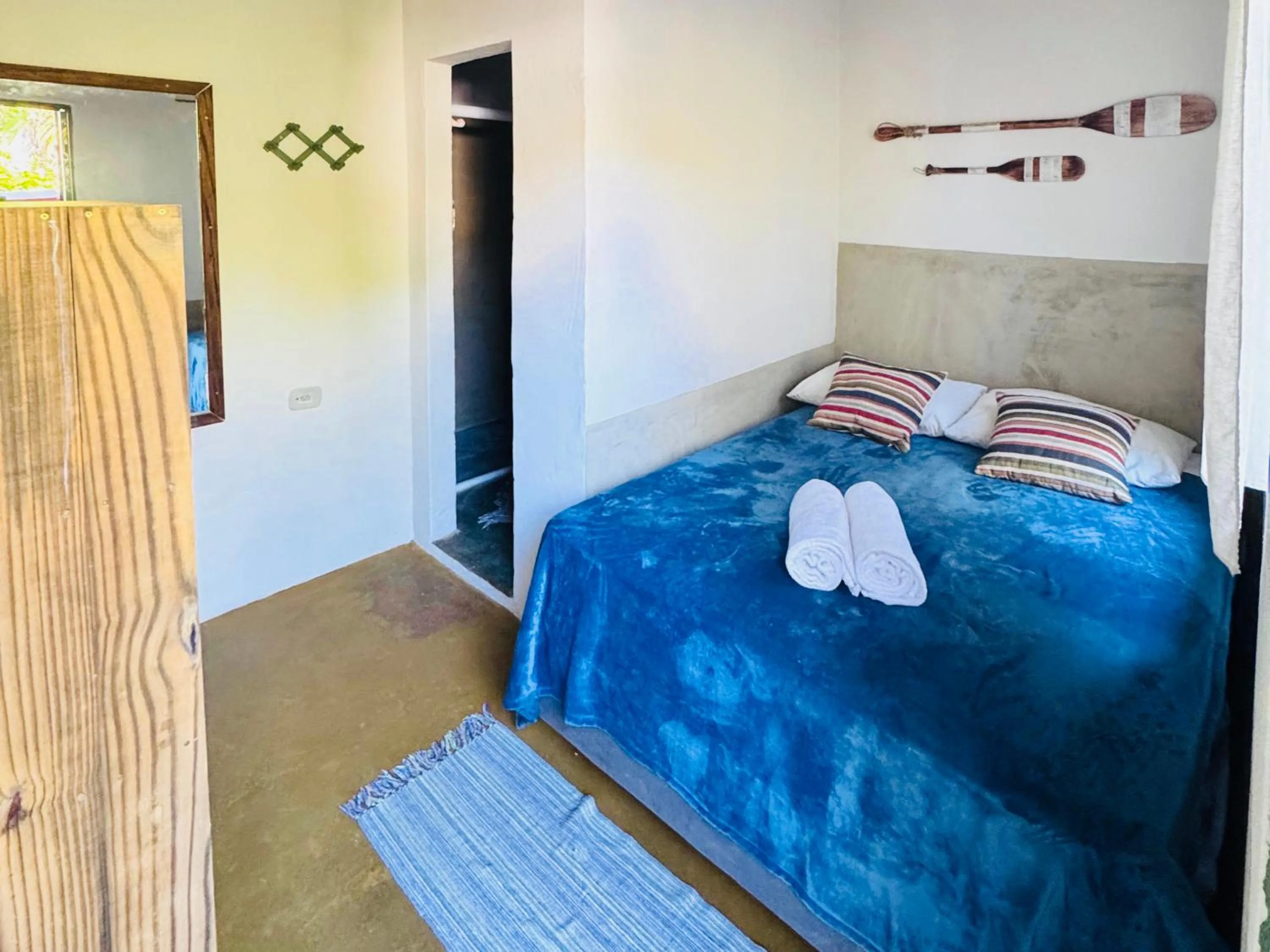 Bed in Pousada da Rosa