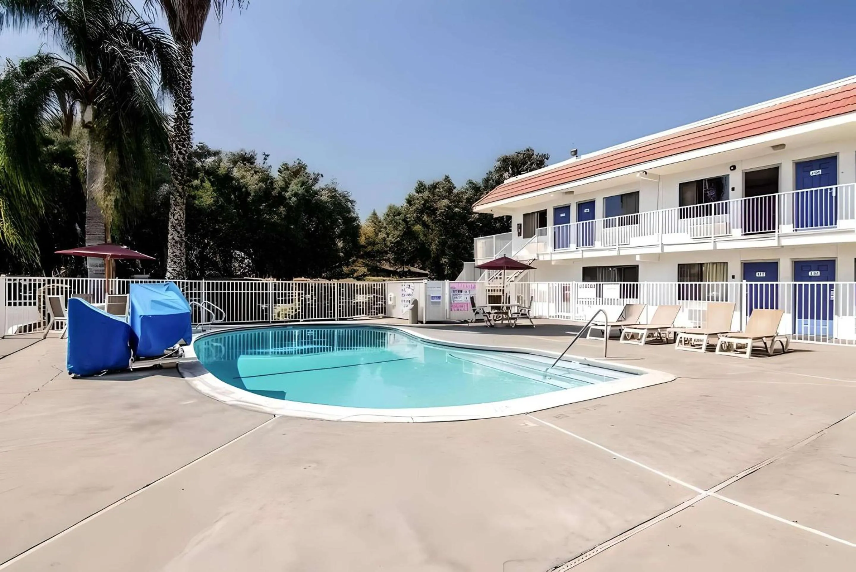 Swimming Pool in Motel 6-Modesto, CA