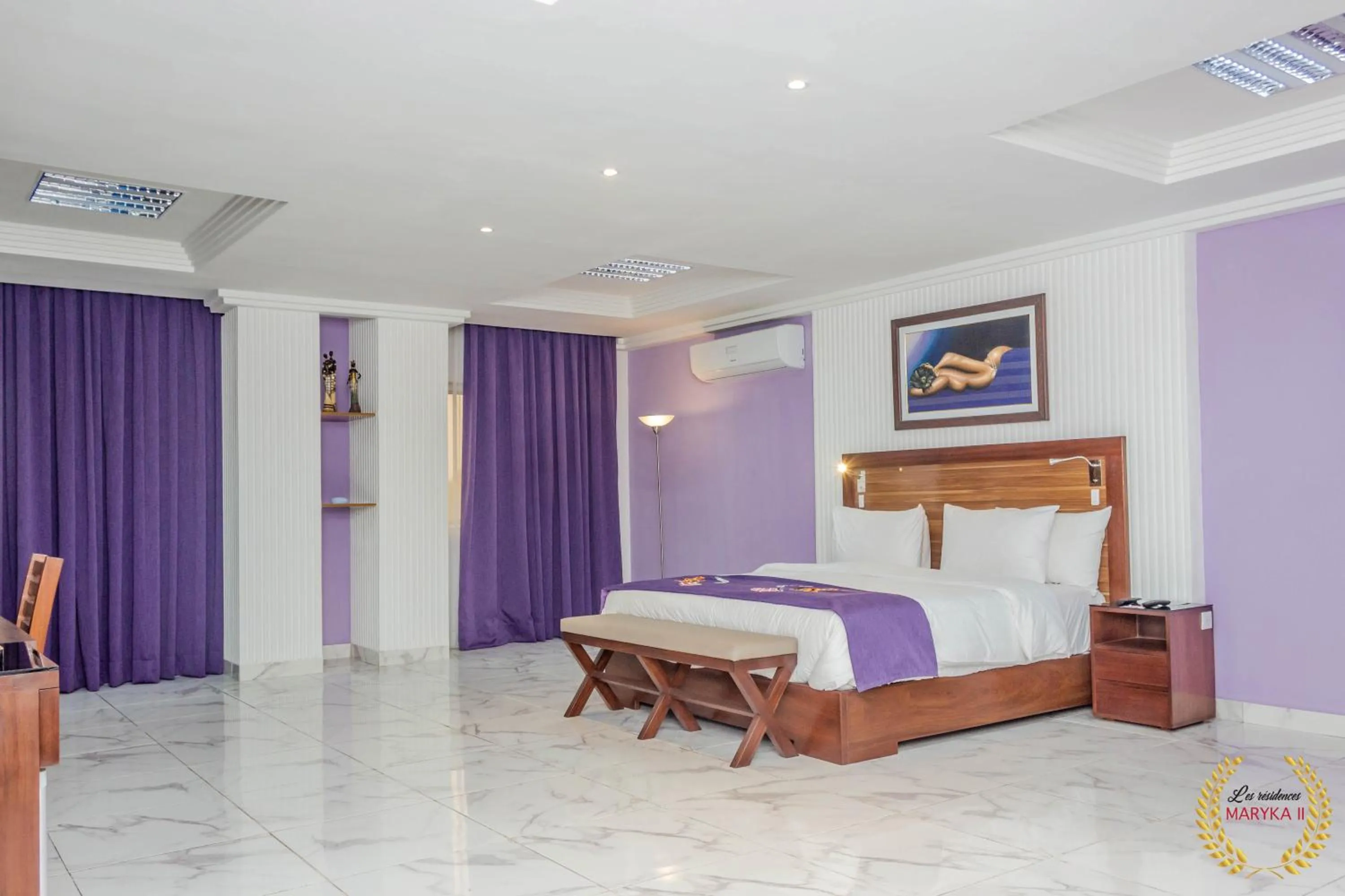 Bedroom, Bed in Residence Maryka II