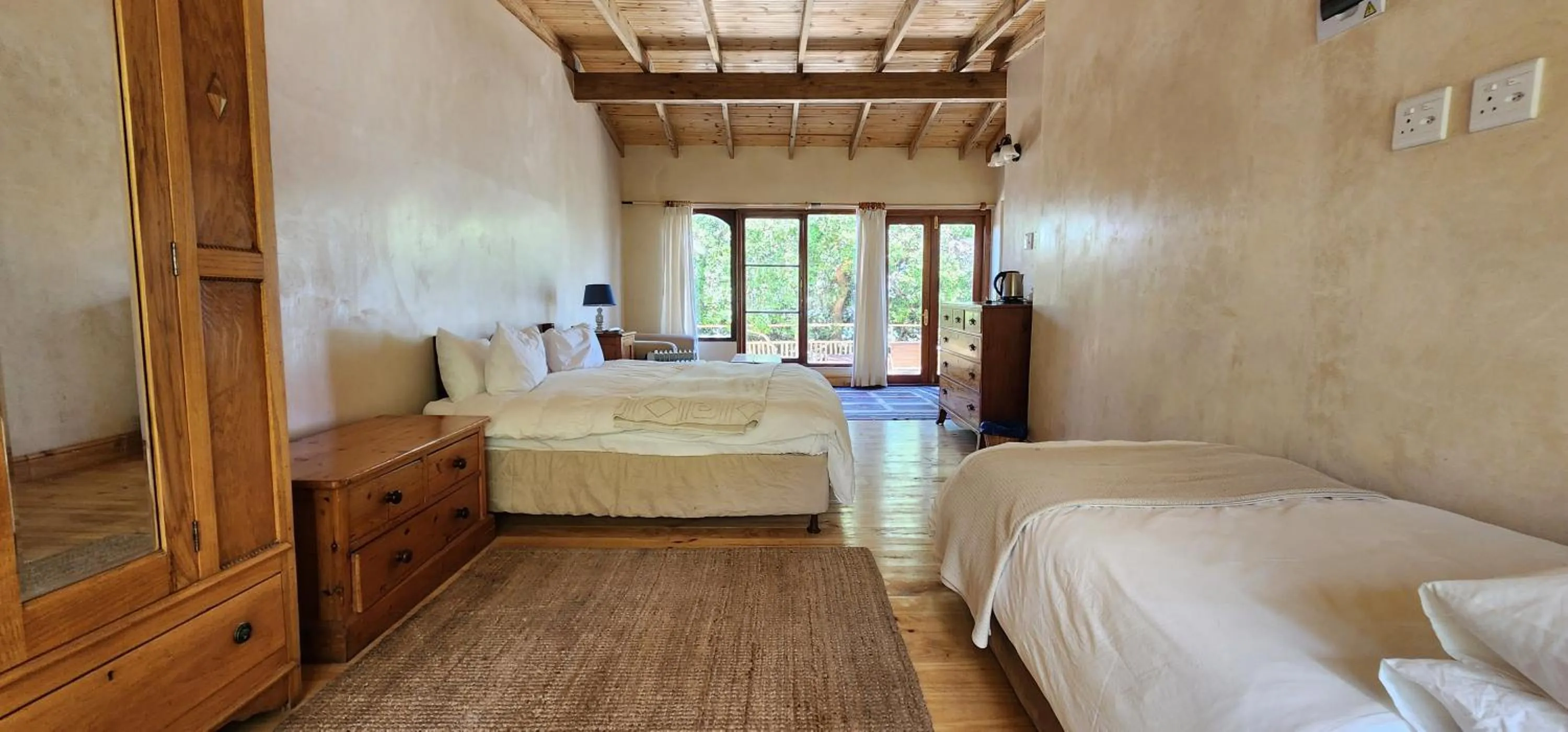 Bed in Monkey Valley Resort