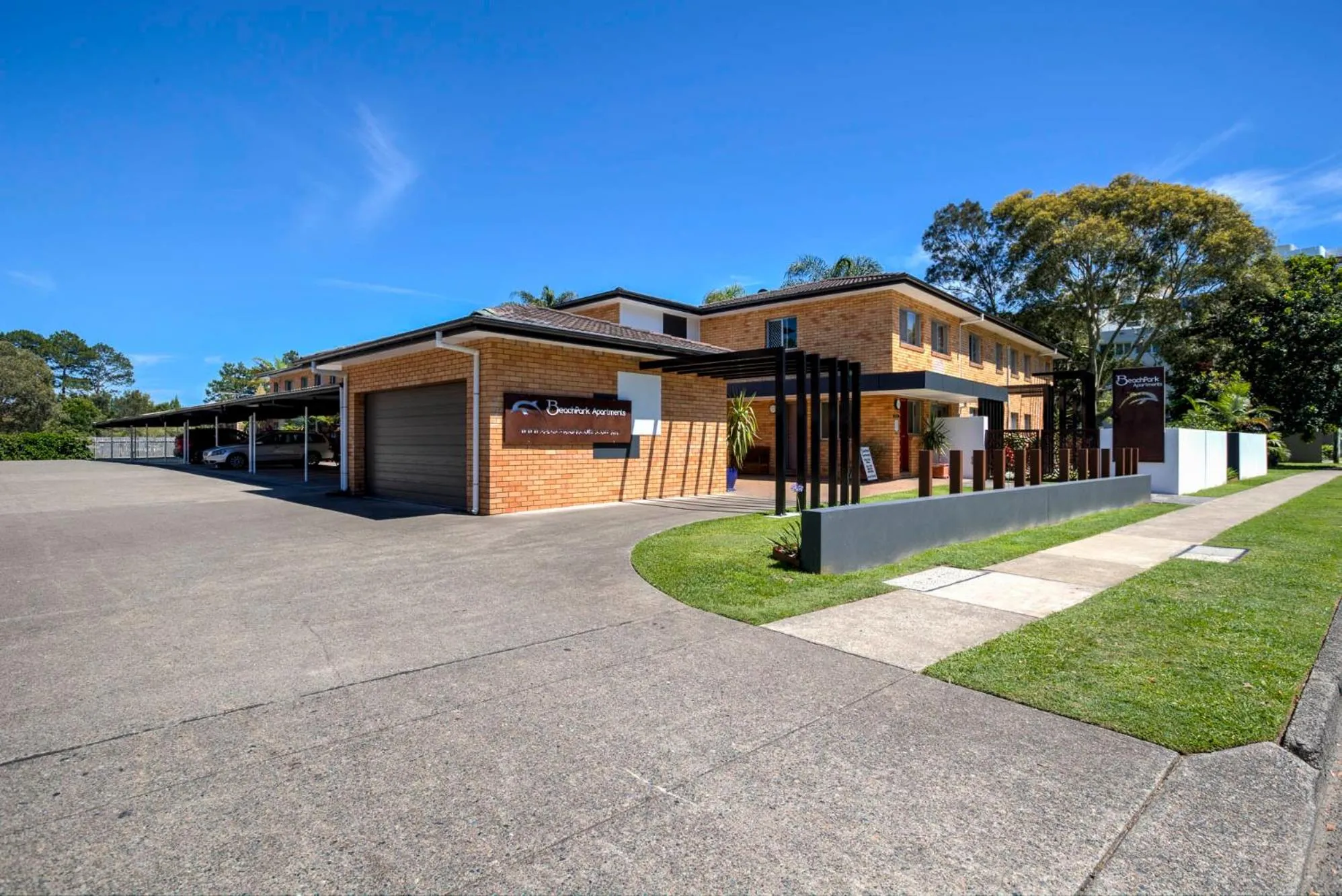Property building in Beachpark Apartments Coffs Harbour