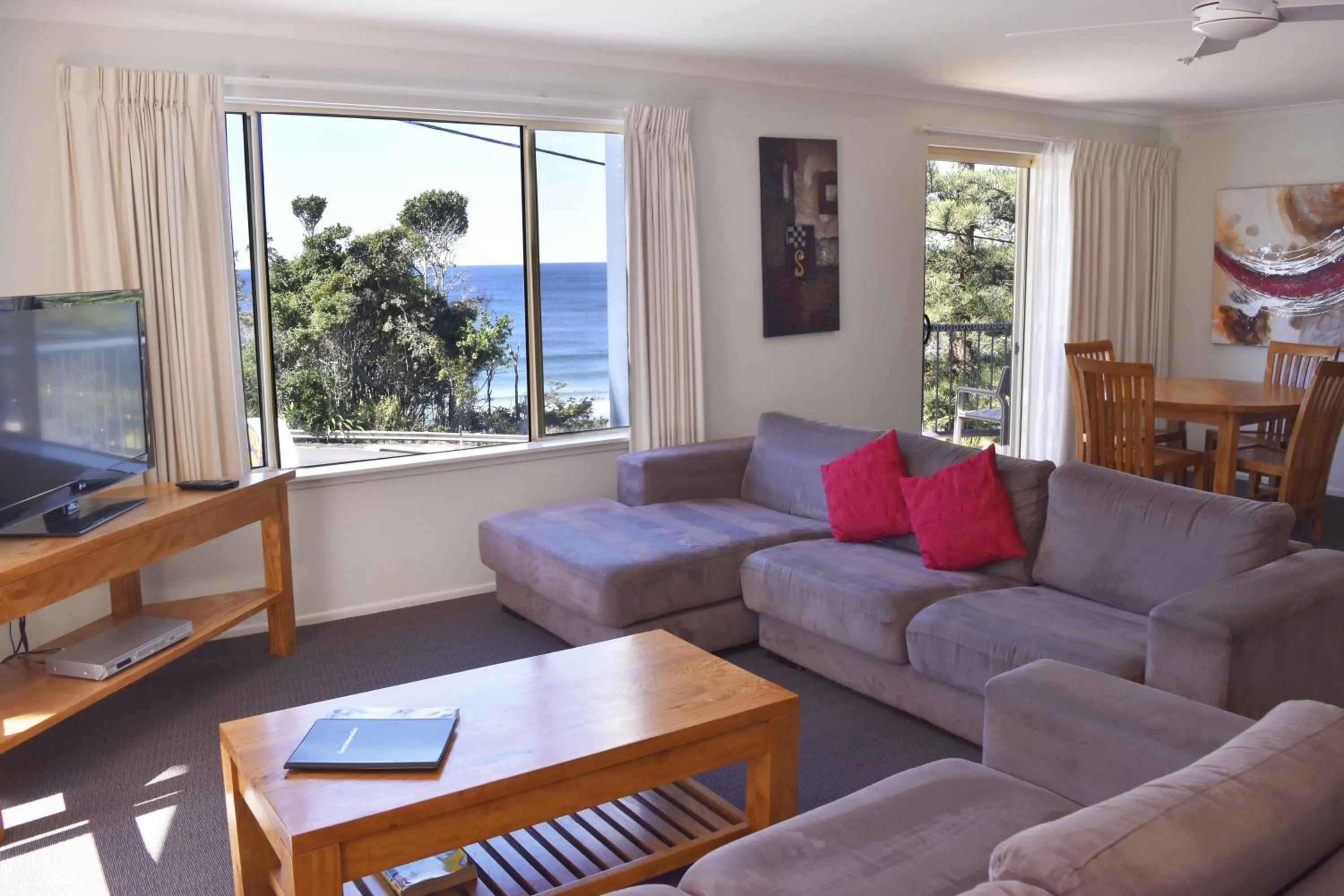 Patio in Beachside Holiday Apartments