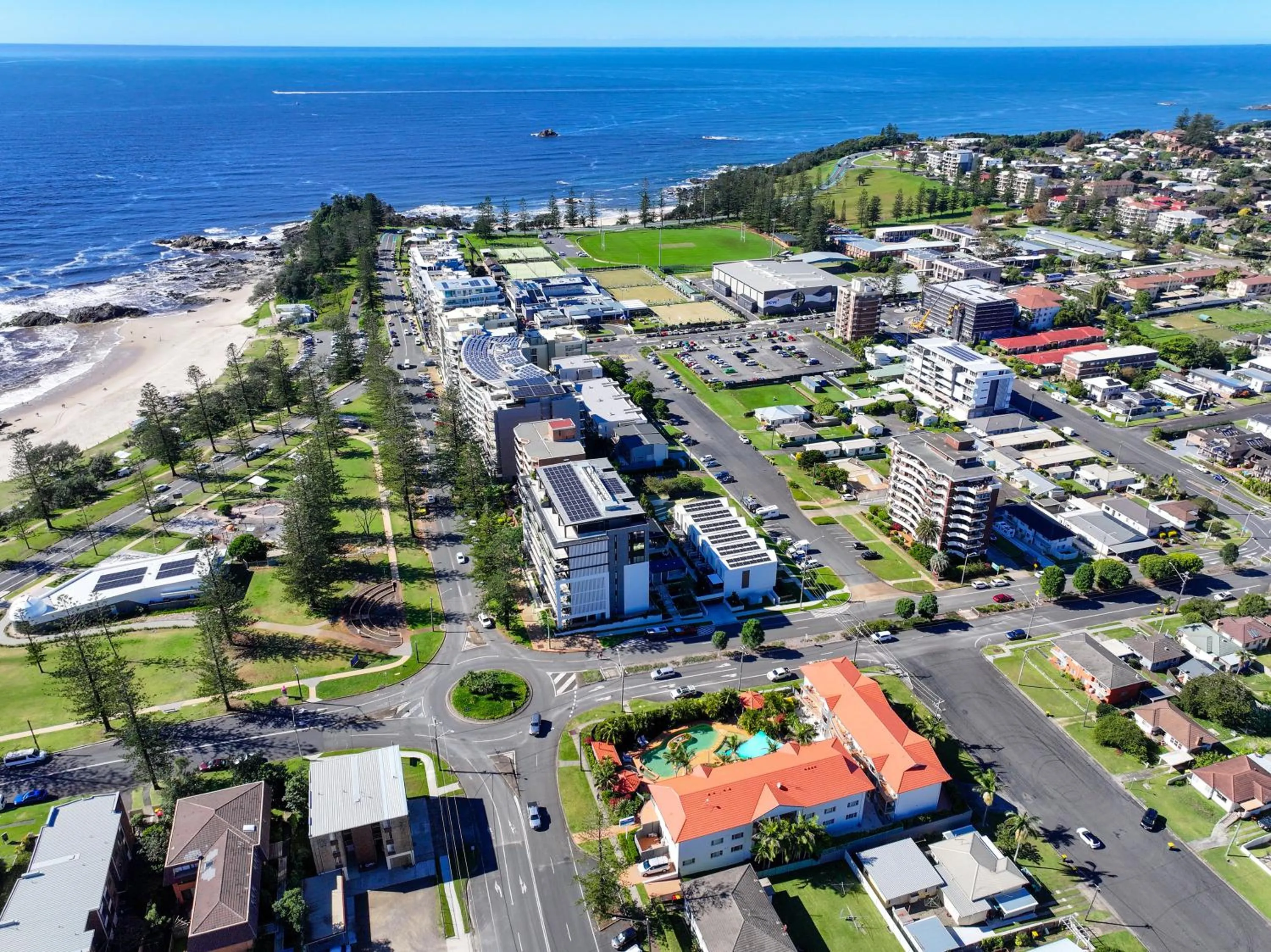 Bird's eye view in Town Beach Beachcomber Resort