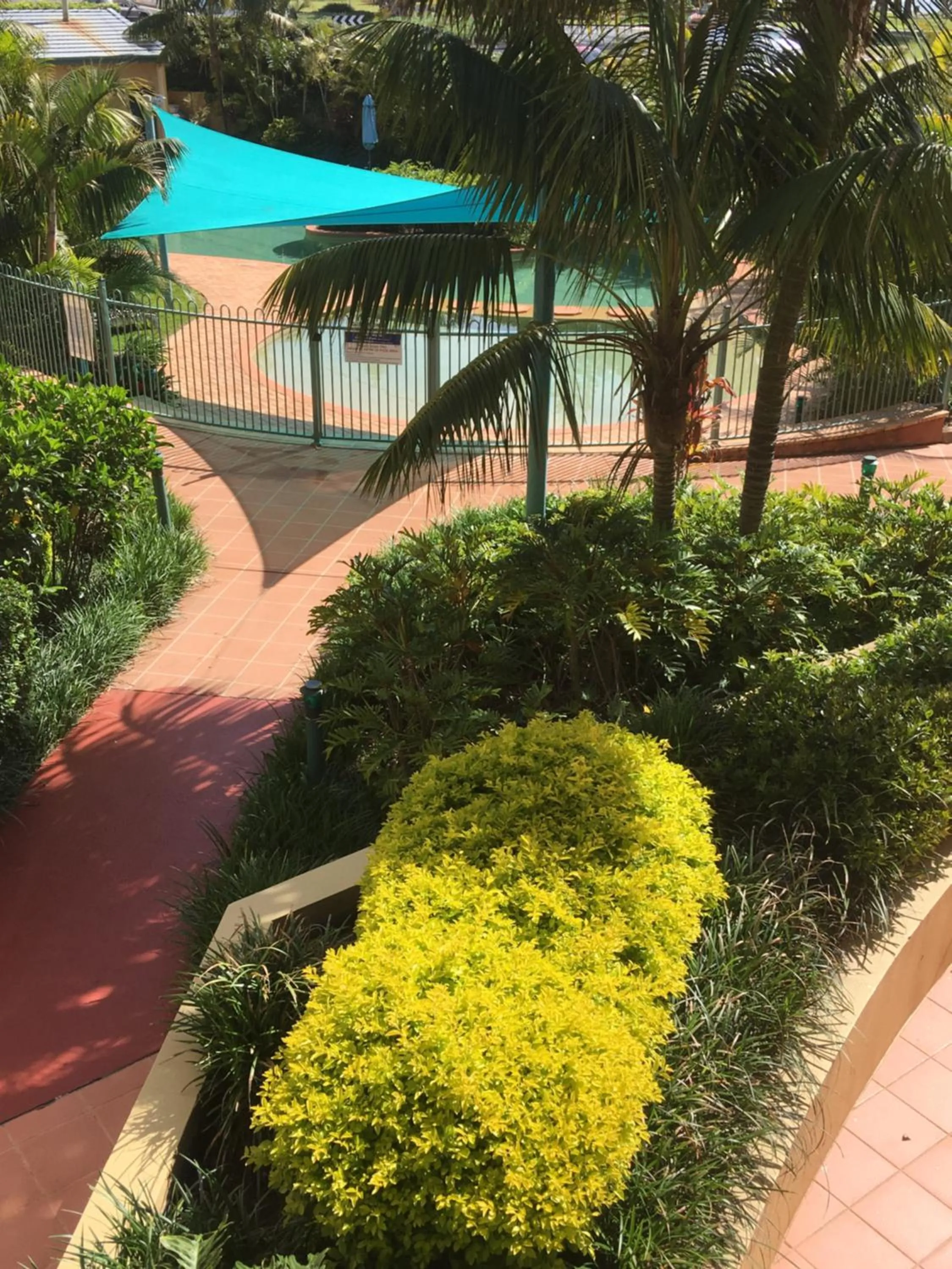 Garden view in Town Beach Beachcomber Resort