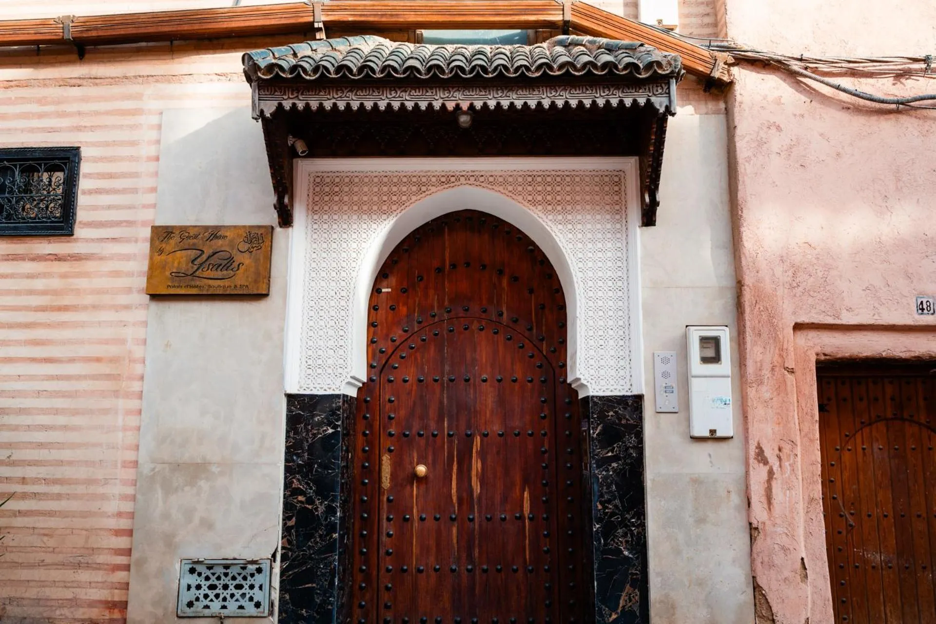 Facade/entrance in Ysalis Riad Restaurant & Spa
