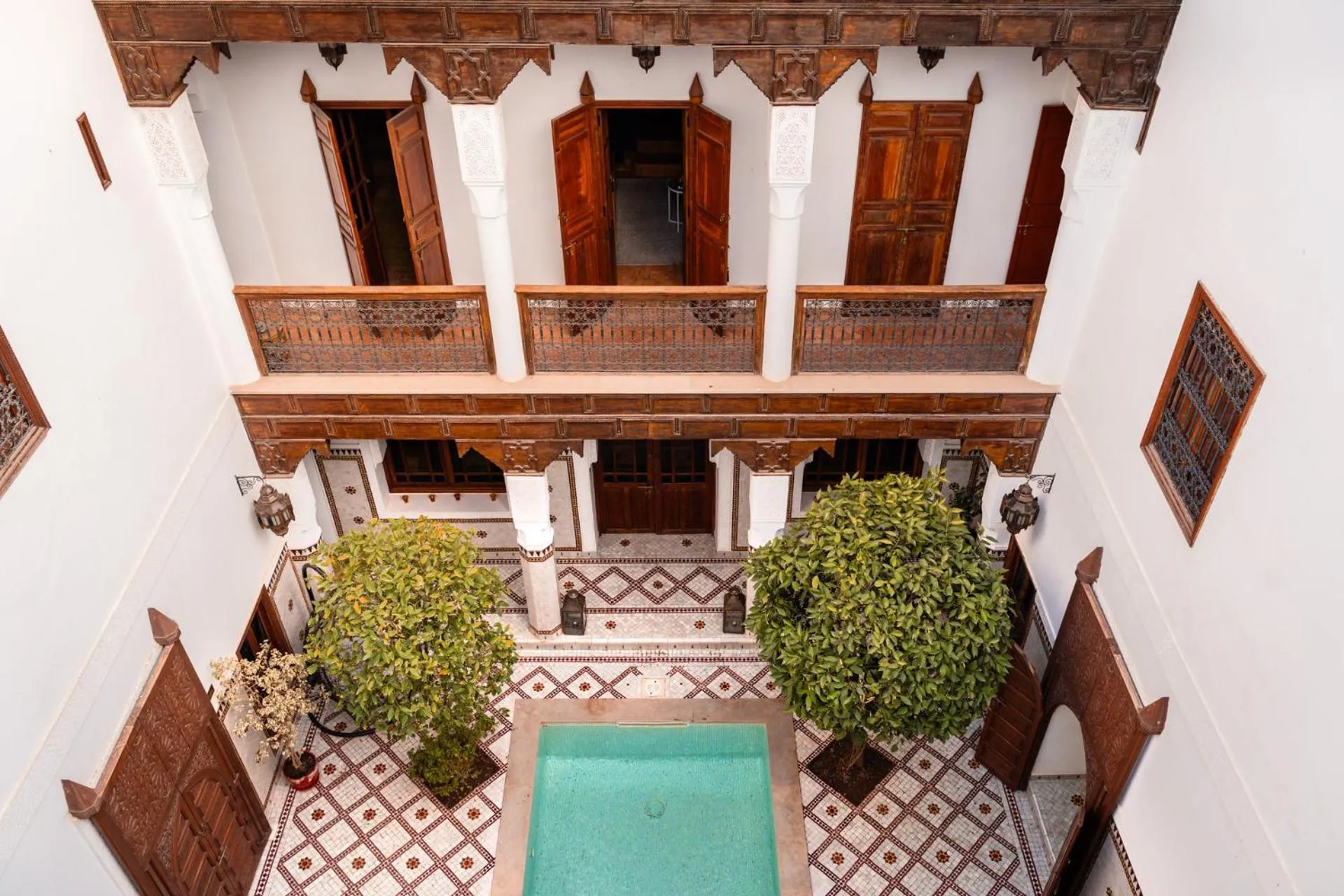 Patio in Ysalis Riad Restaurant & Spa