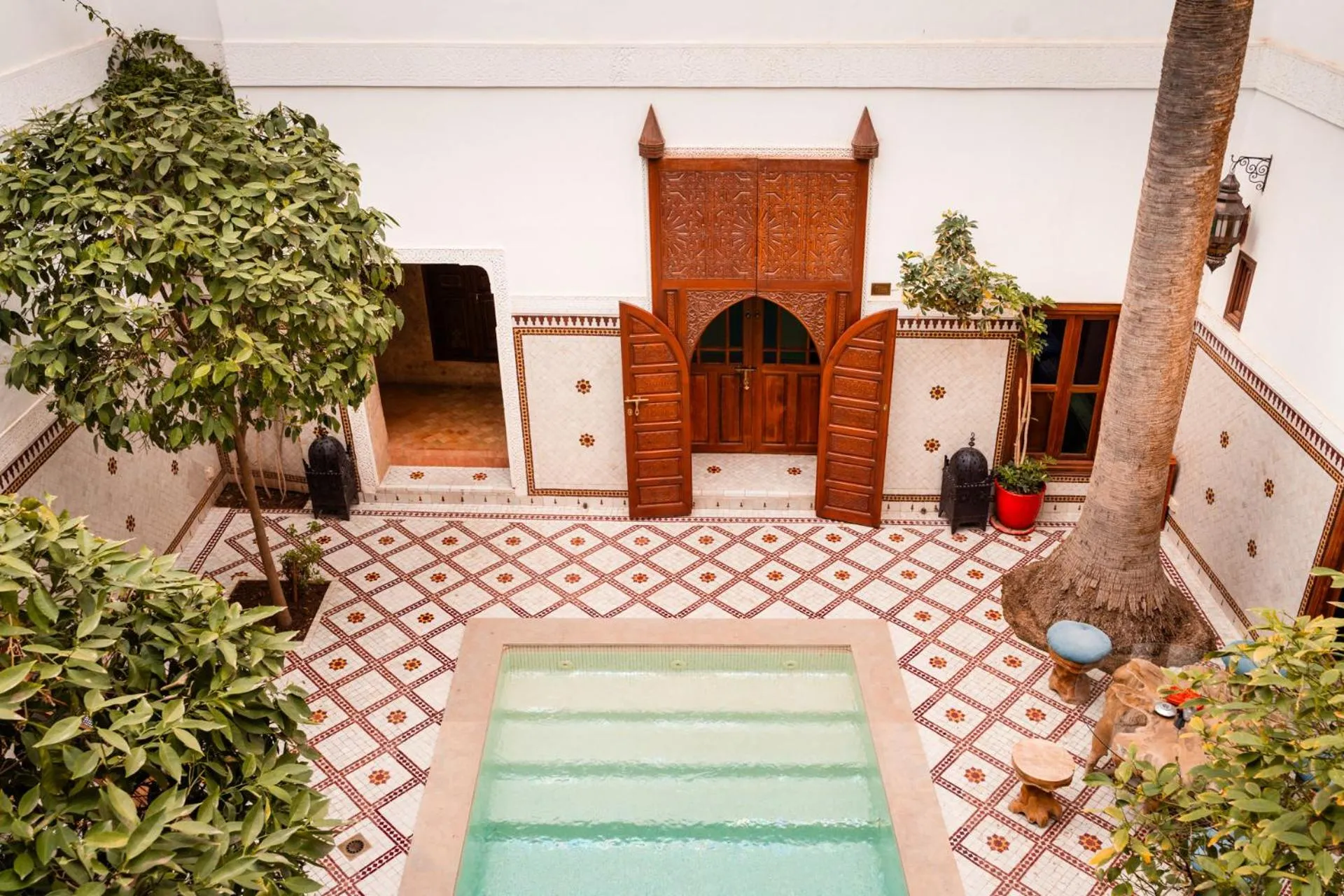 Patio in Ysalis Riad Restaurant & Spa