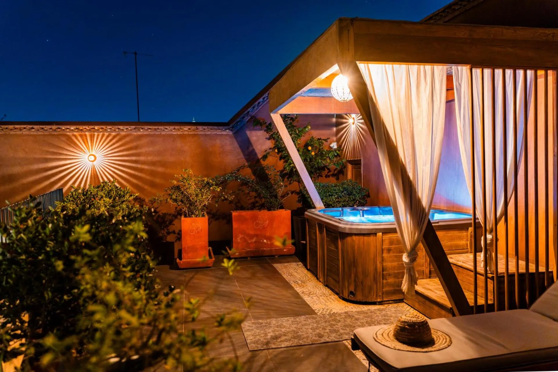 Patio in Ysalis Riad Restaurant & Spa