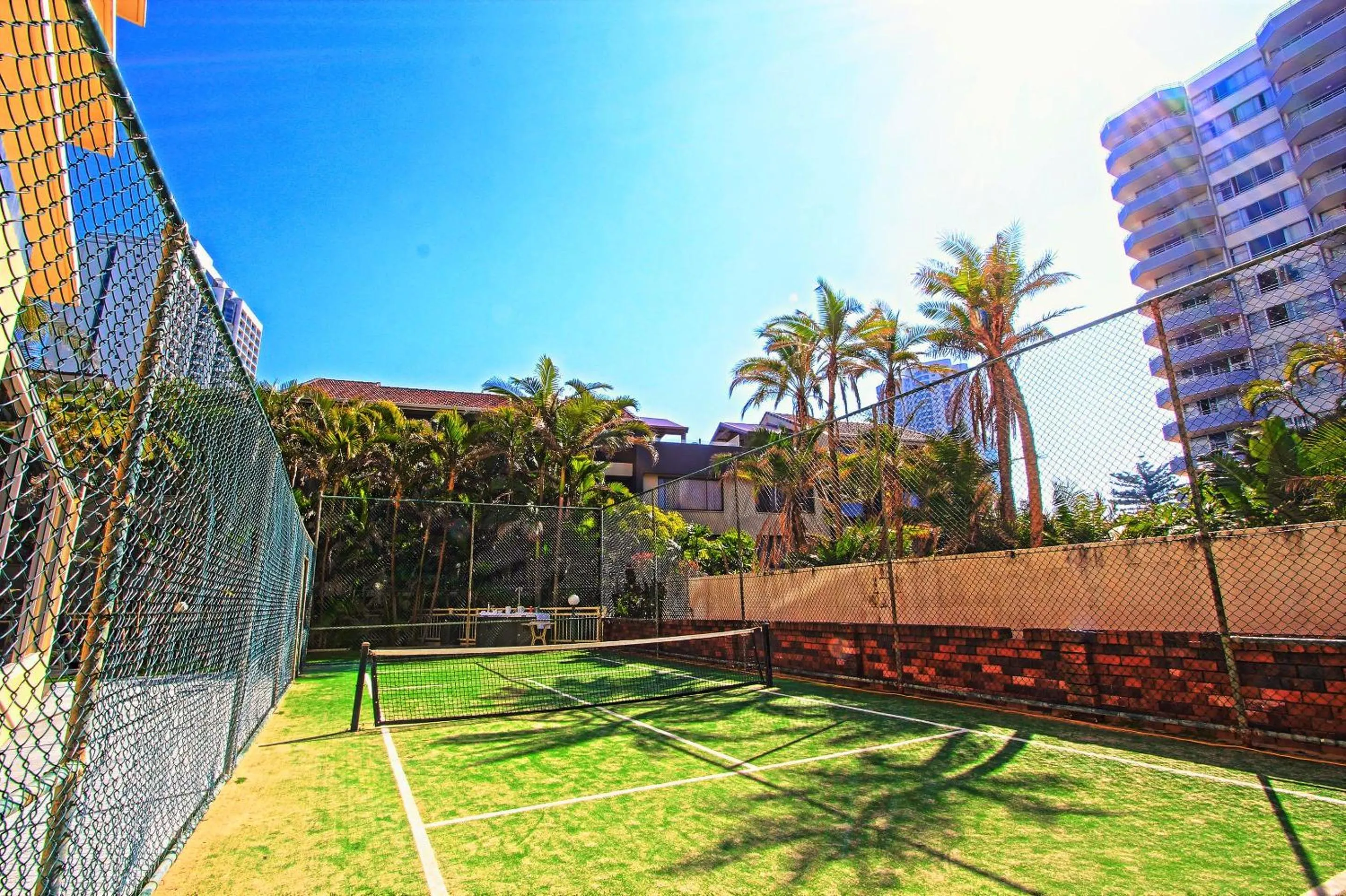 Tennis court in Seacrest Beachfront Apartments Gold Coast