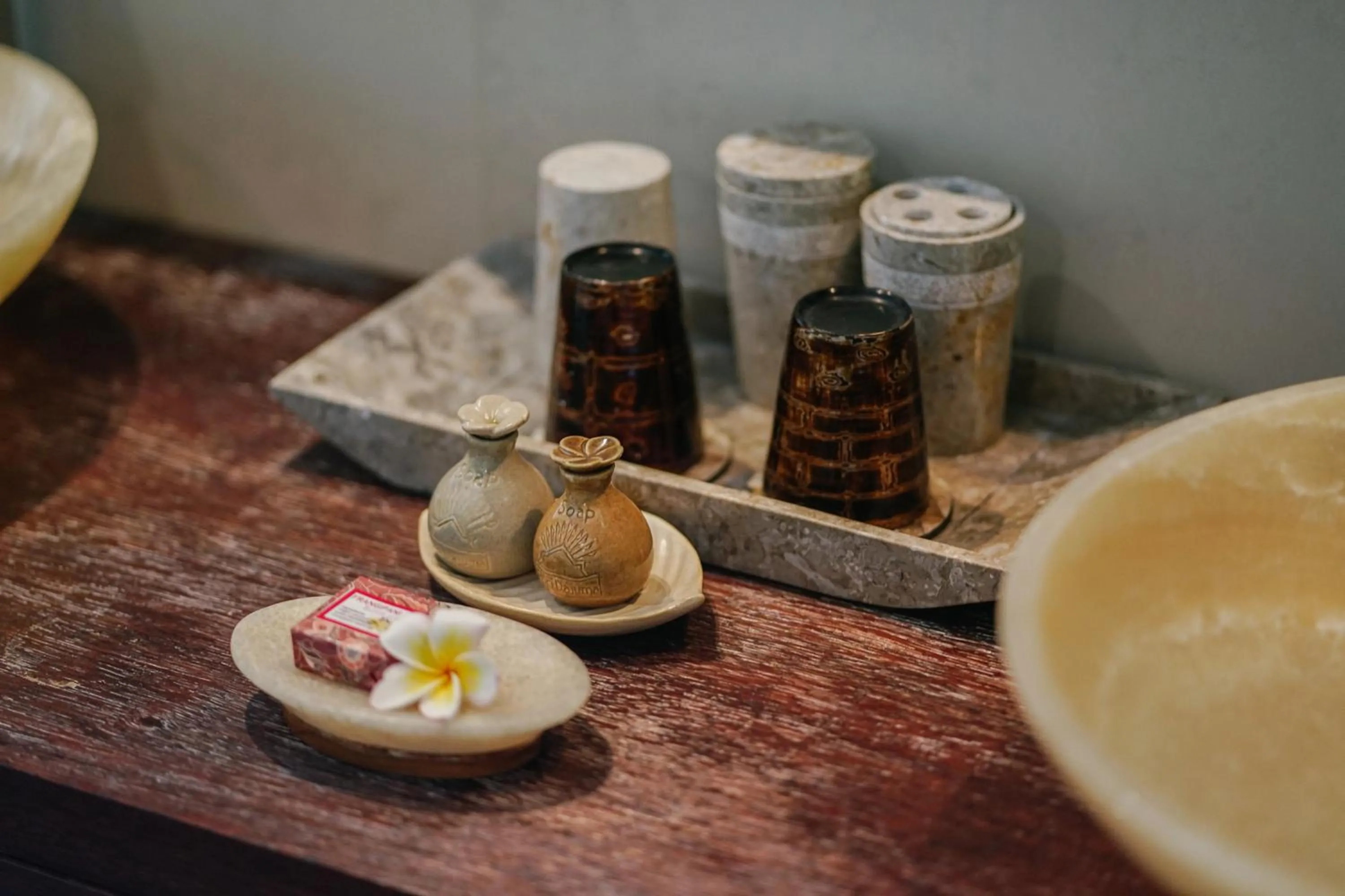 Bathroom in Puri Dajuma Beach Eco-Resort & Spa