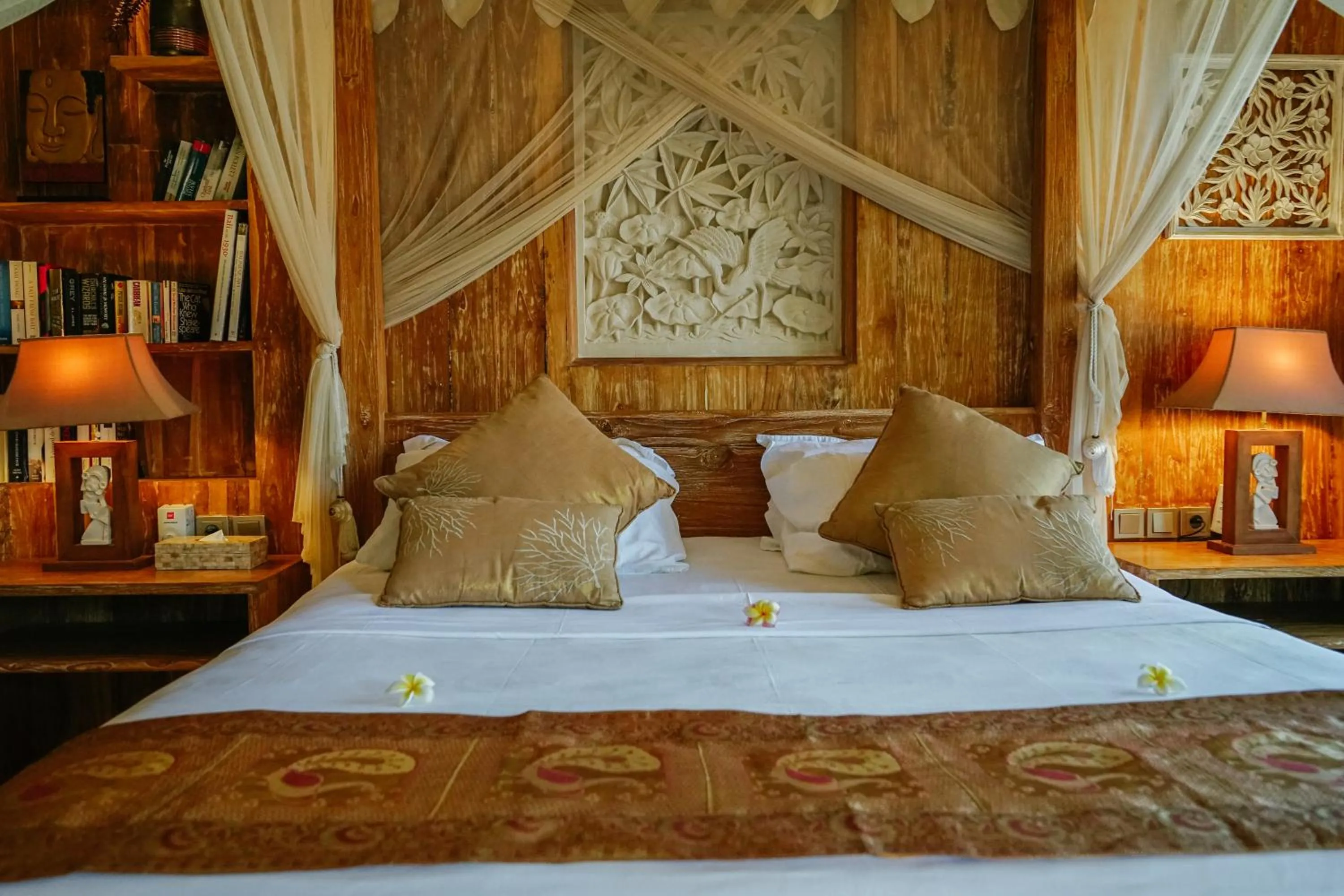 Bedroom, Bed in Puri Dajuma Beach Eco-Resort & Spa