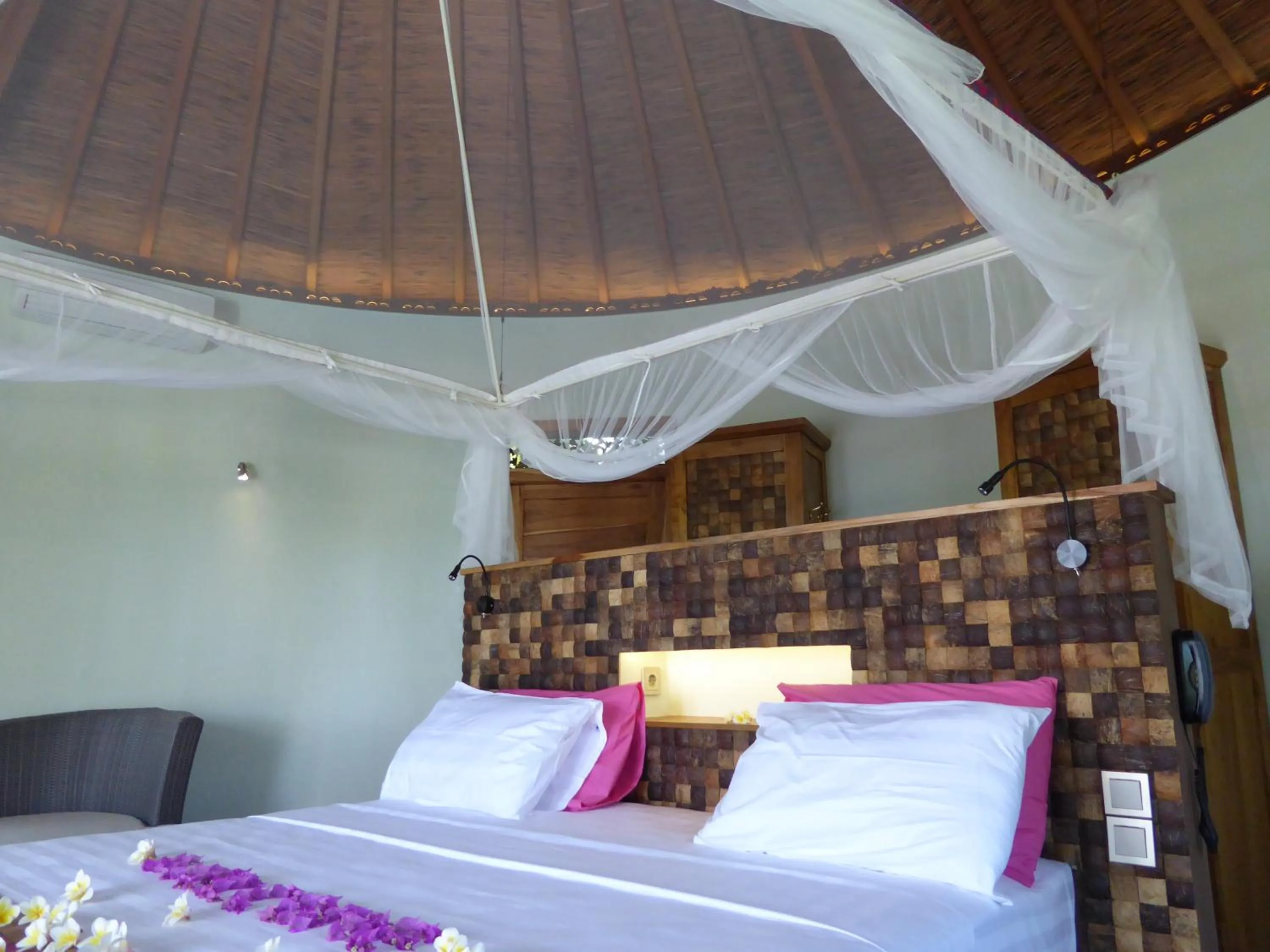 Bedroom, Bed in Puri Dajuma Beach Eco-Resort & Spa