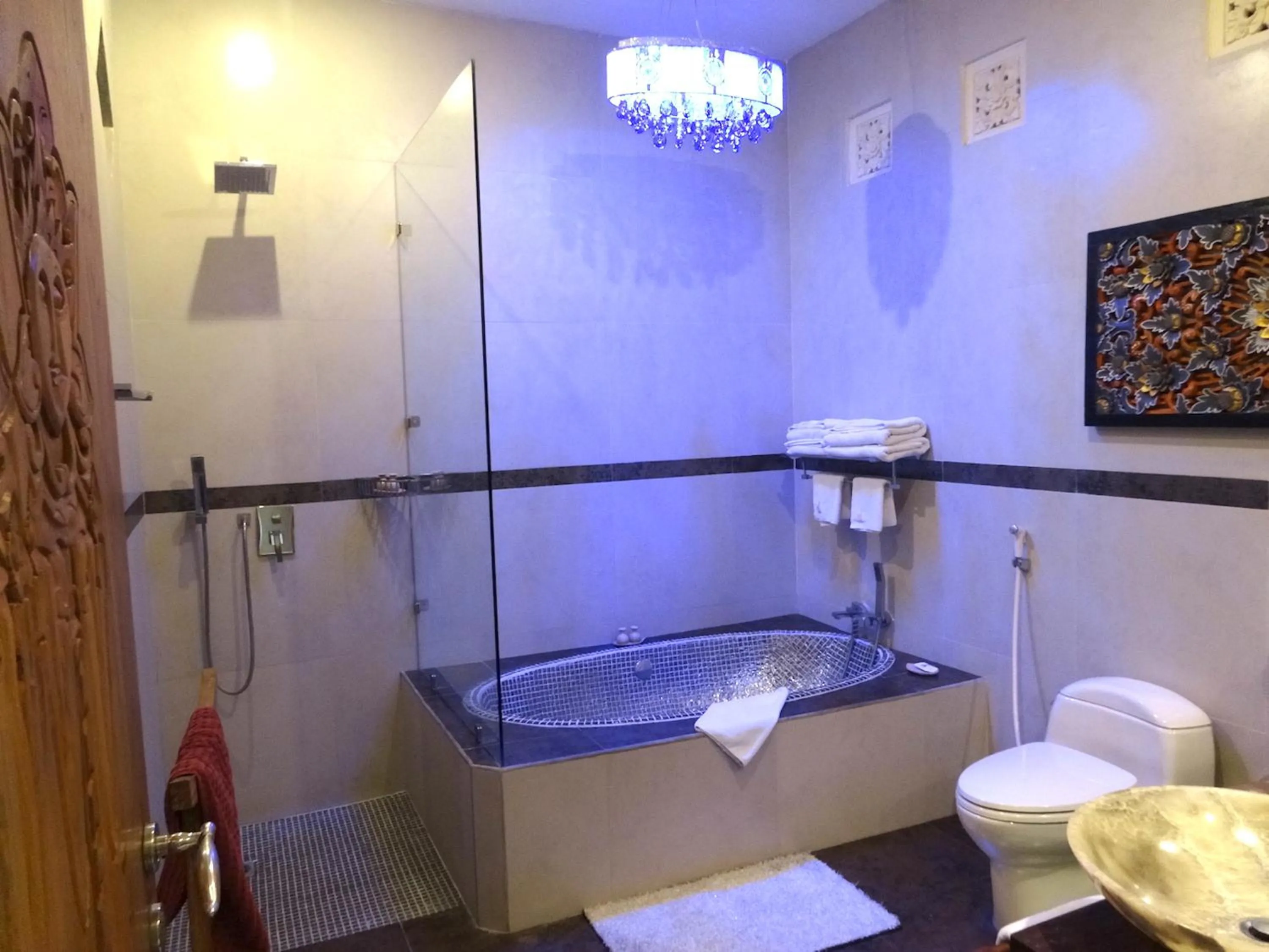 Bathroom in Puri Dajuma Beach Eco-Resort & Spa