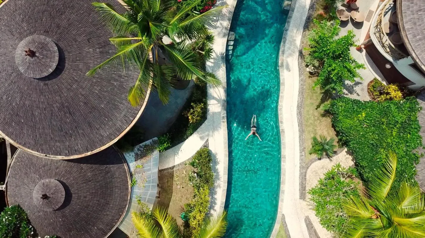 Swimming pool in Puri Dajuma Beach Eco-Resort & Spa